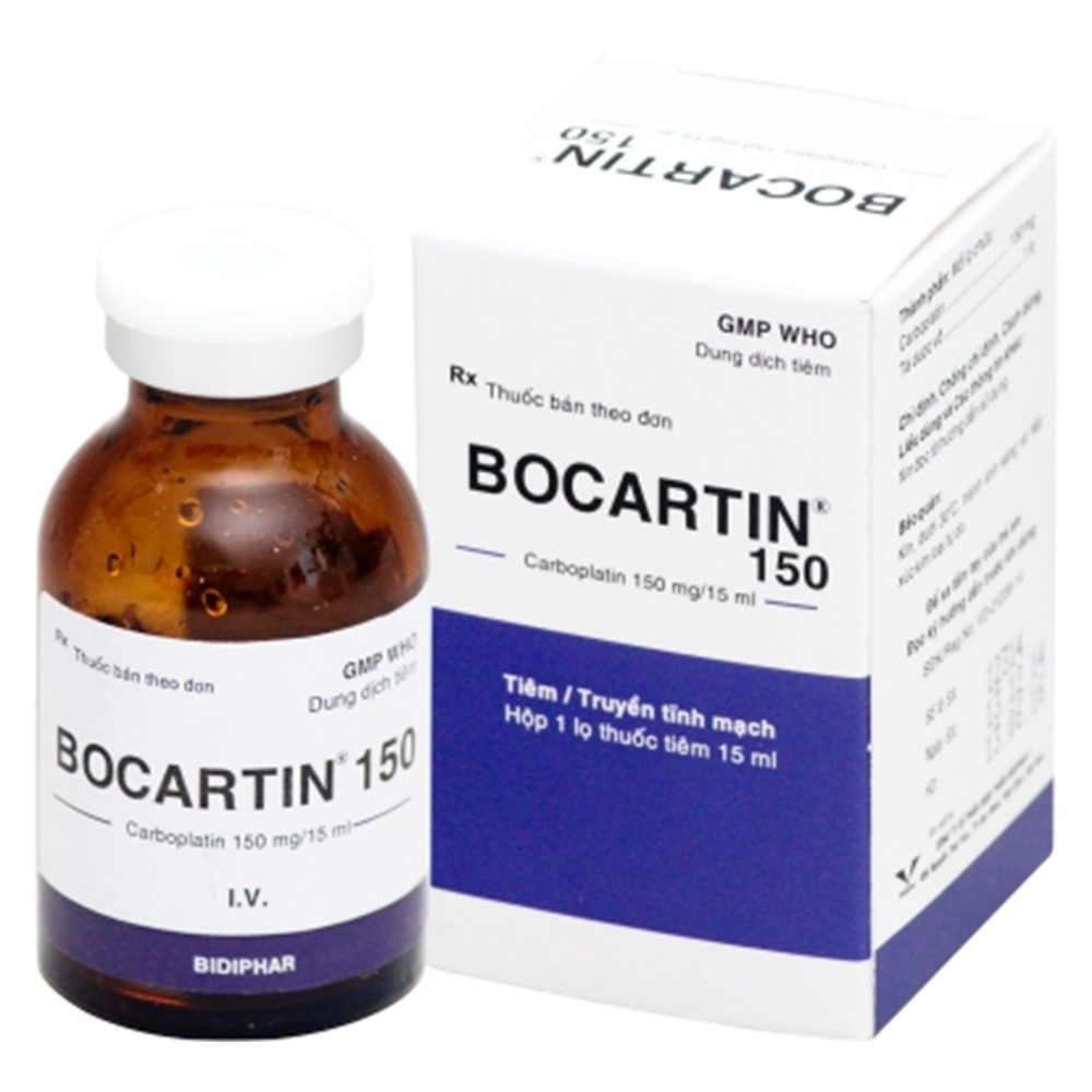 Hình ảnh Dung dịch Bocartin 150 Bidiphar điều trị ung thư buồng trứng (15ml)