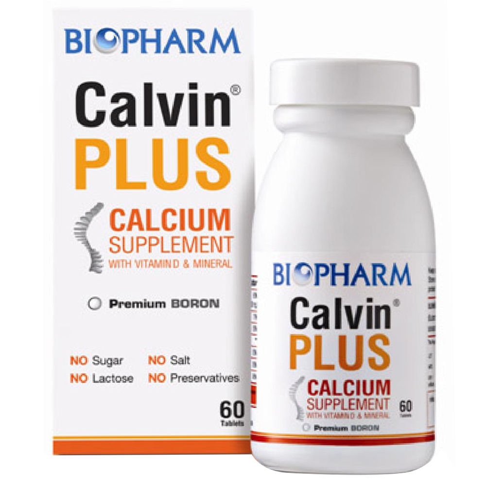 Hình ảnh Thuốc Calvin Plus Biopharm phòng ngừa và điều trị thiếu vitamin D và thiếu canxi (10 vỉ x 6 viên)