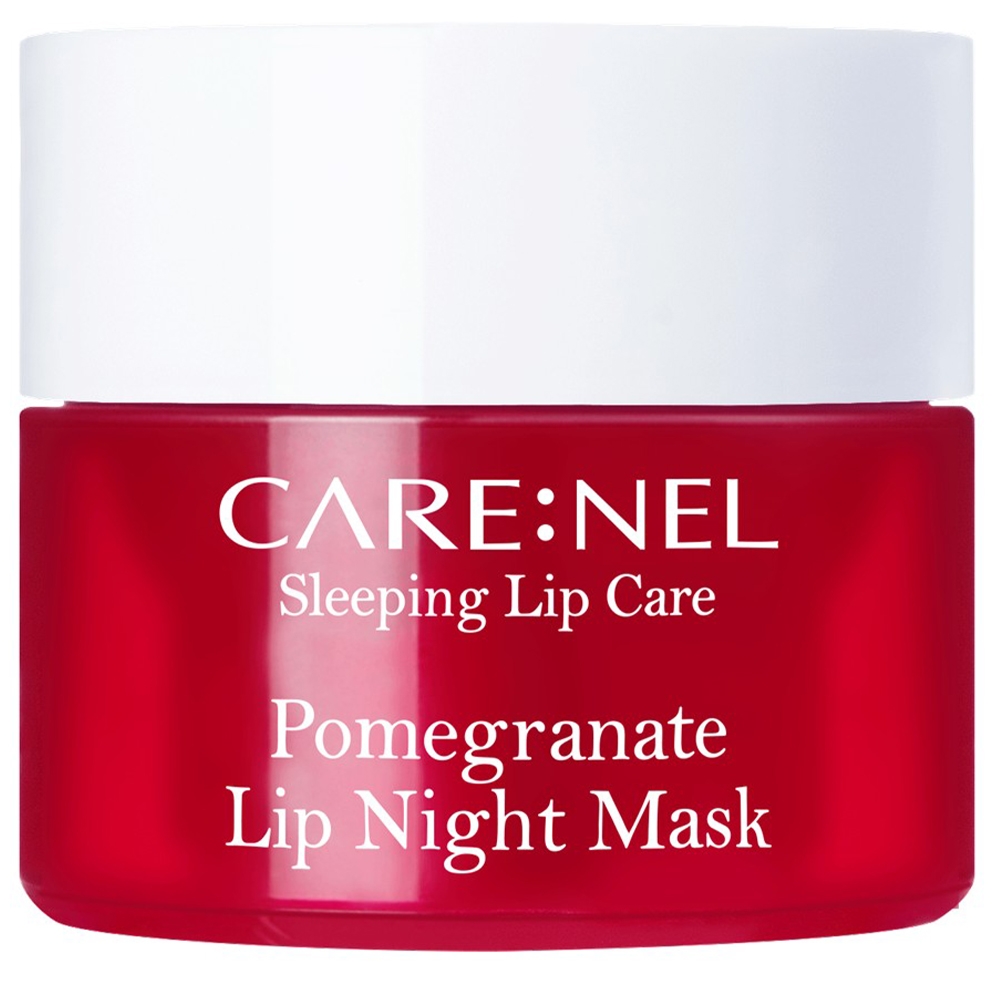 Hình ảnh Mặt nạ ngủ môi Care:Nel Sleeping Lip Care Pomegranate hương lựu dưỡng ấm, mờ thâm môi, ngừa nứt nẻ môi (5g)