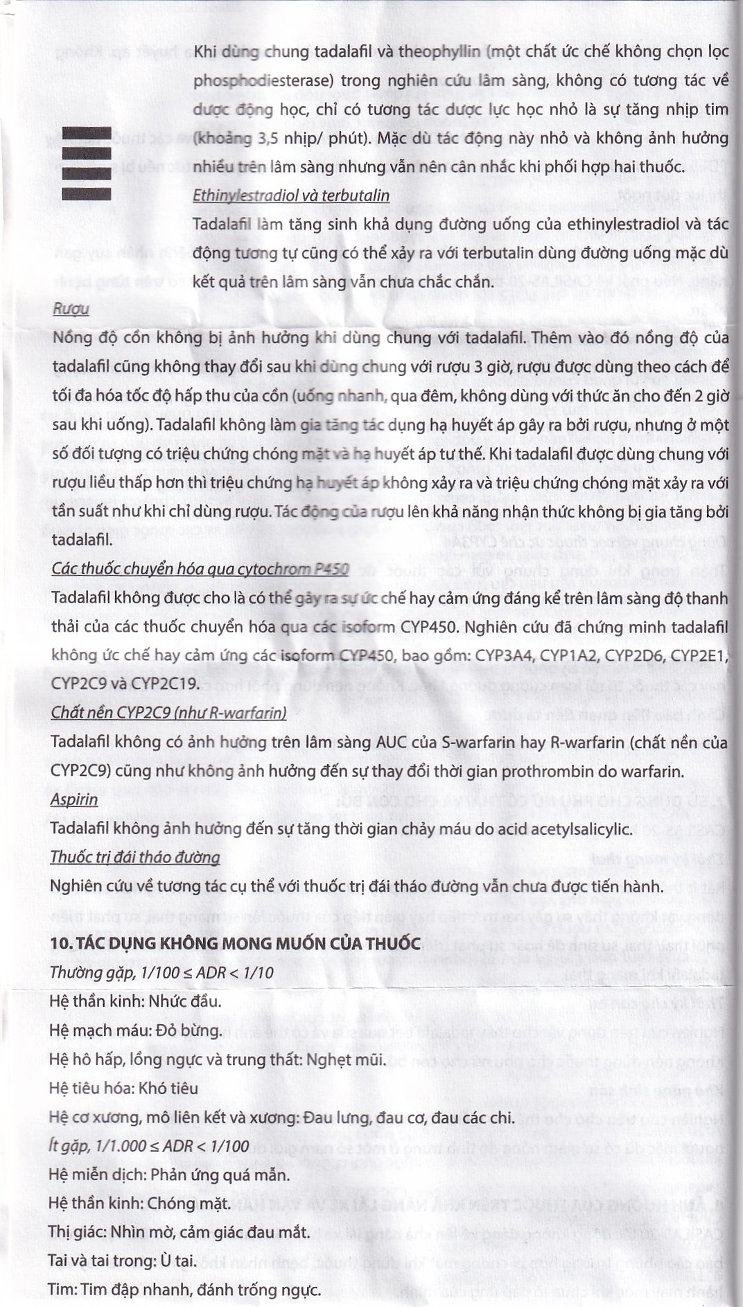 Hình ảnh Thuốc Casilas-20 Davipharm điều trị rối loạn cương dương (2 vỉ x 2 viên)