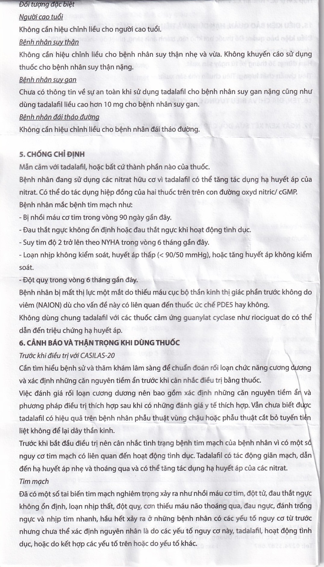 Hình ảnh Thuốc Casilas-20 Davipharm điều trị rối loạn cương dương (2 vỉ x 2 viên)