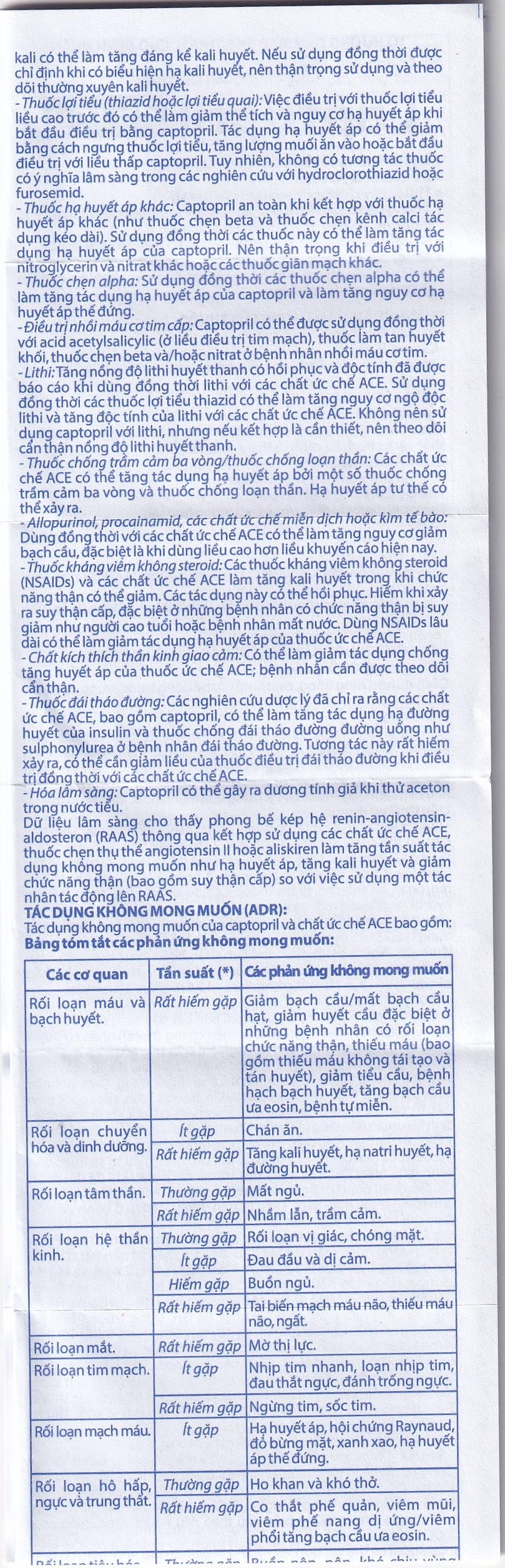 Hình ảnh Thuốc Captopril 25mg Domesco điều trị tăng huyết áp, suy tim, nhồi máu cơ tim (10 vỉ x 10 viên) 