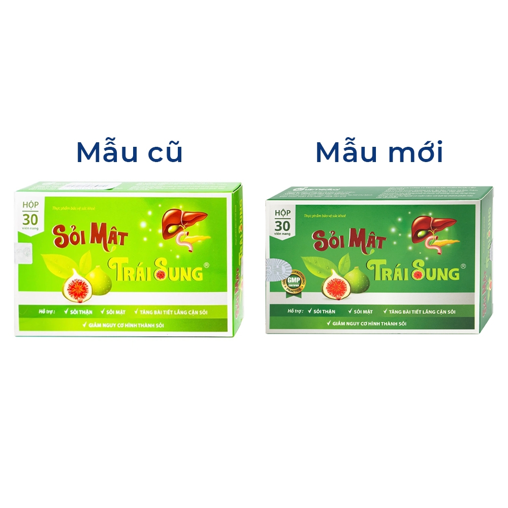 Hình ảnh Viên uống Sỏi Mật Trái Sung usmedical hỗ trợ lợi tiểu, tăng bài tiết lắng cặn sỏi (3 vỉ x 10 viên)