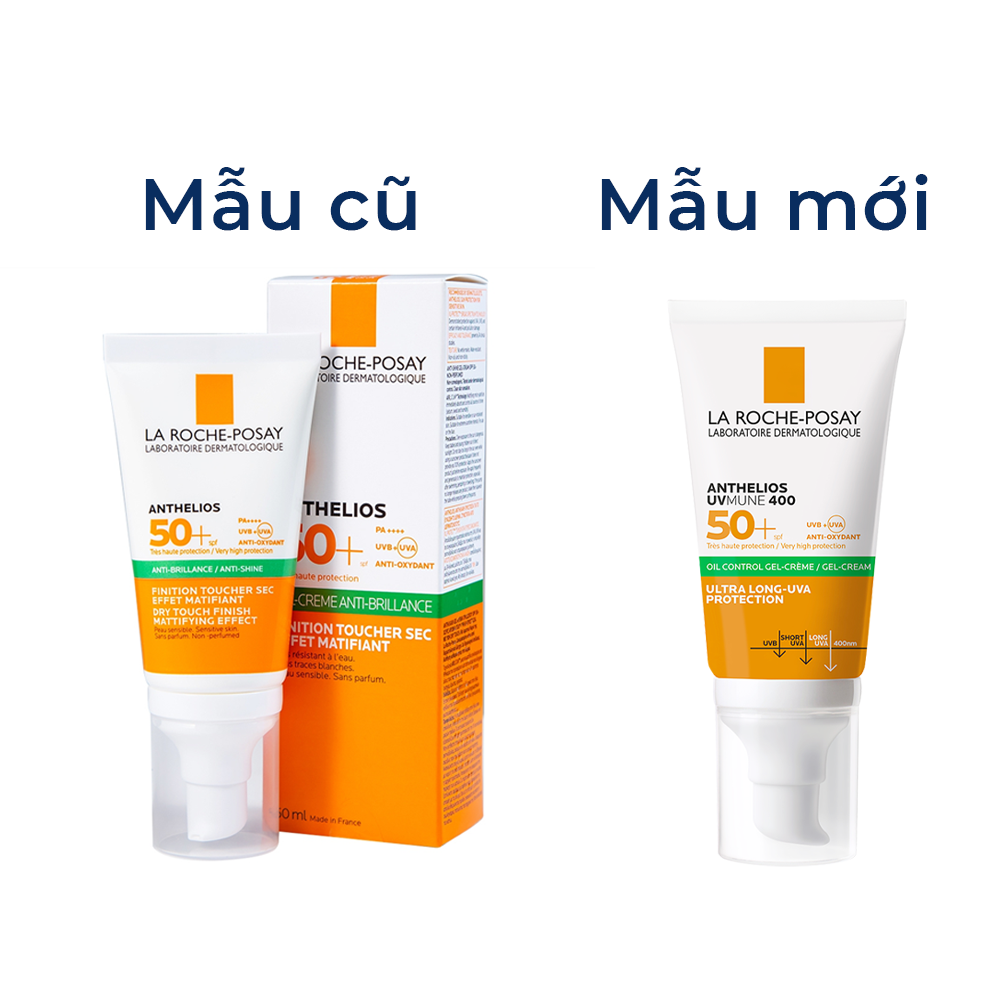 Hình ảnh Kem chống nắng giảm bóng nhờn La Roche-Posay Anthelios 50+ bảo vệ da trước tác hại của tia UVA/UVB (50ml)