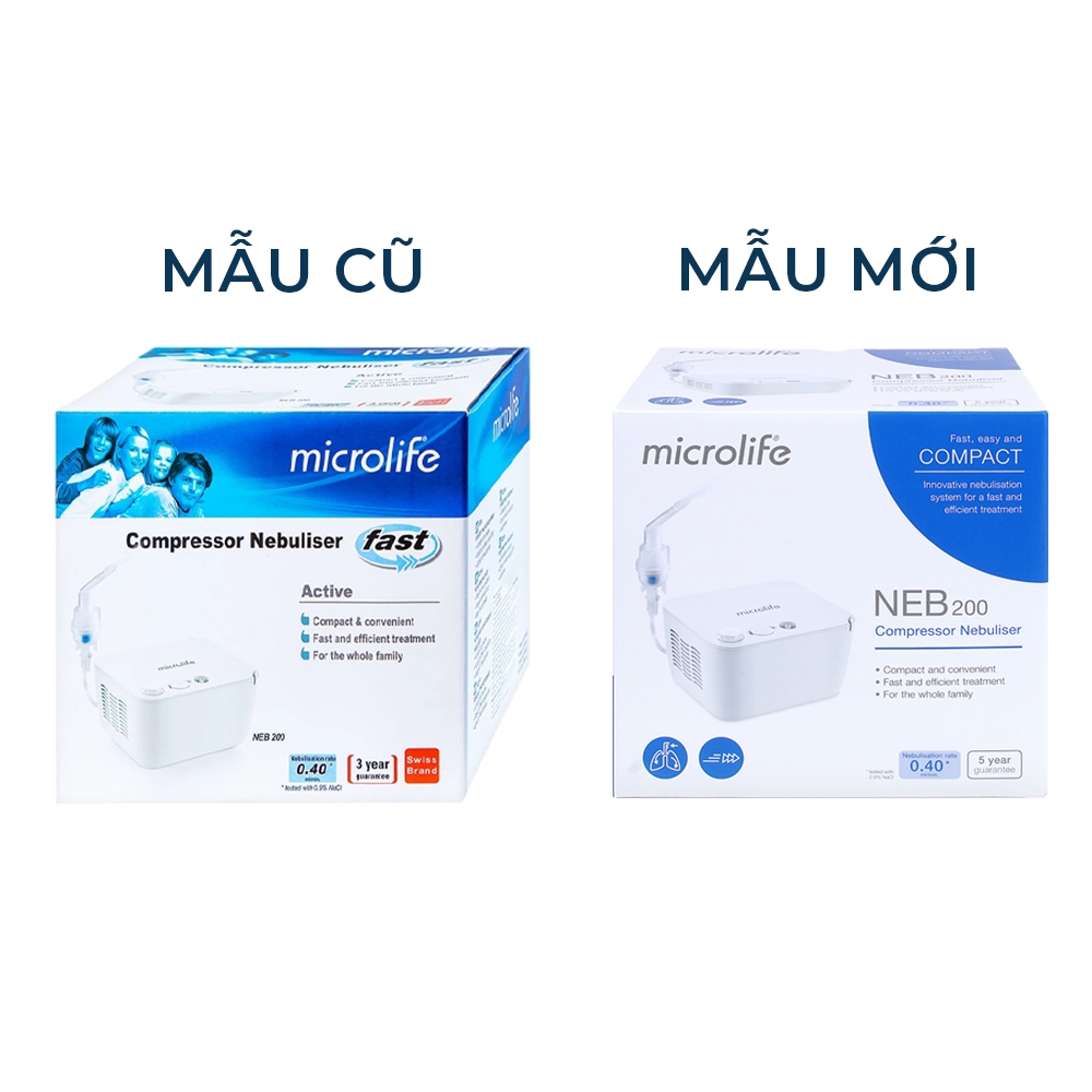 Hình ảnh Máy xông khí dung Microlife NEB200 hỗ trợ các bệnh viêm mũi, viêm xoang
