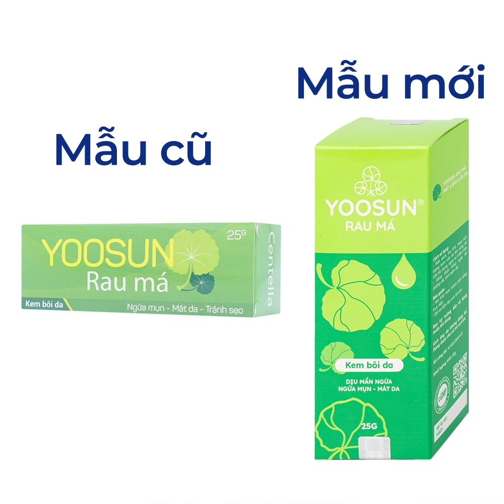 Hình ảnh Kem bôi da Yoosun rau má Đại Bắc ngừa mụn, mát da, tránh sẹo (25g)