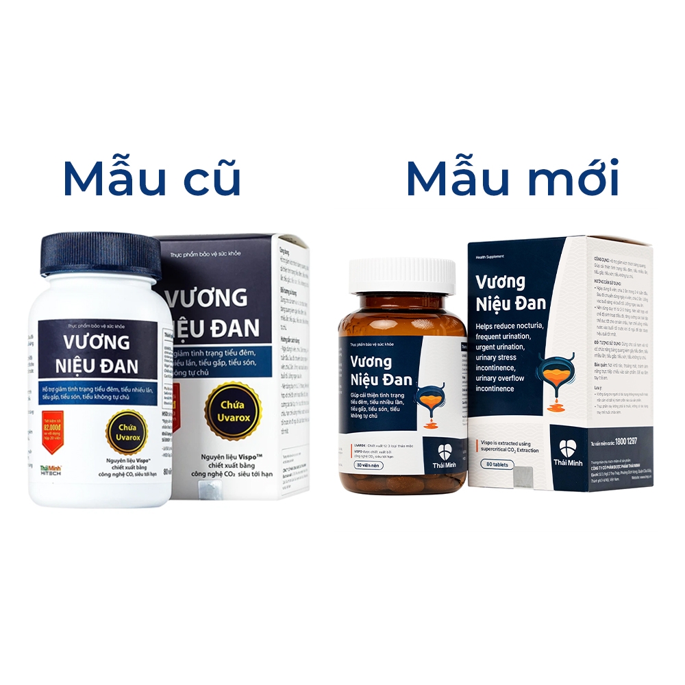 Hình ảnh Viên nén Vương Niệu Đan Thái Minh hỗ trợ giảm tình trạng tiểu đêm, tiểu nhiều lần, tiểu gấp (80 viên)