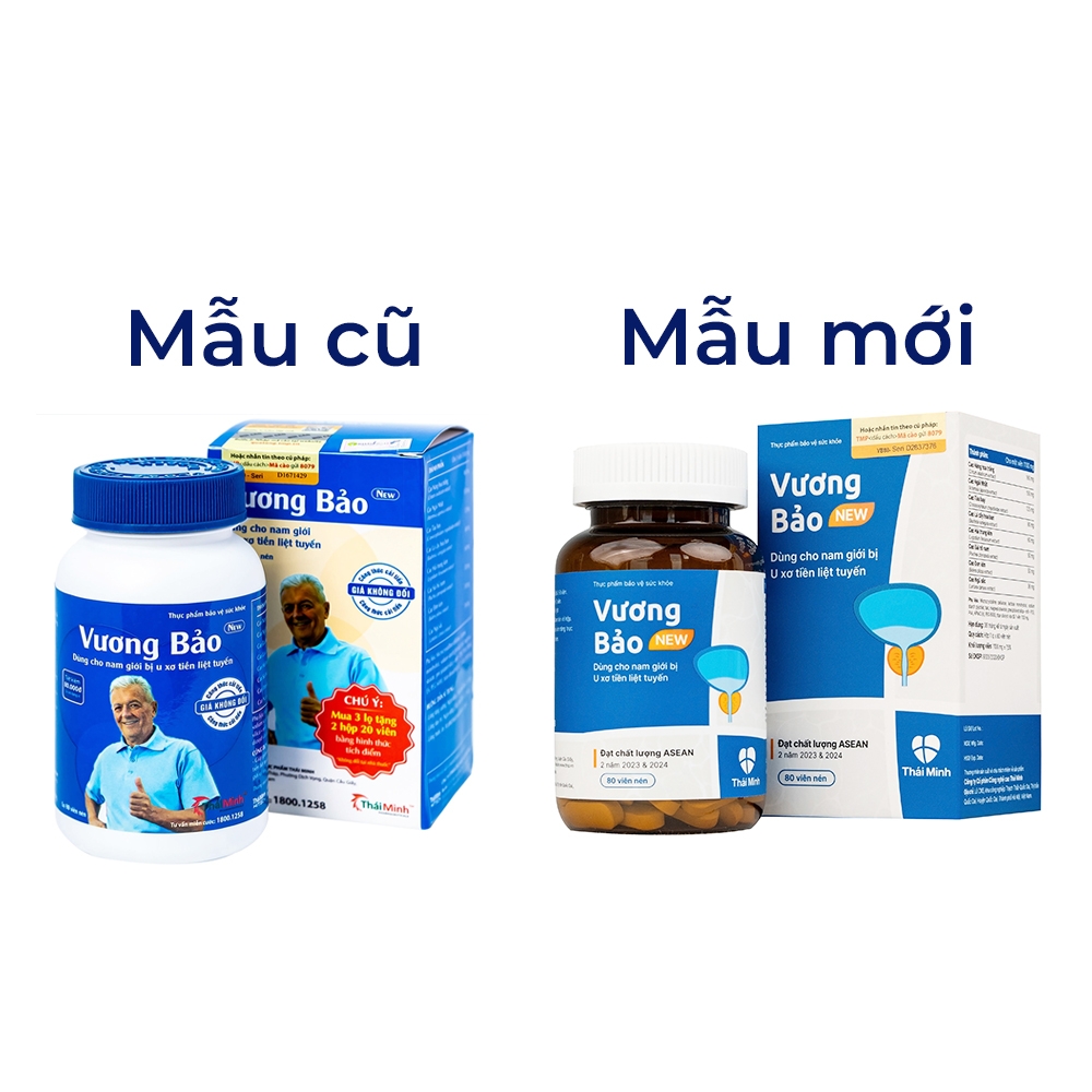 Hình ảnh Viên uống Vương Bảo Thái Minh dùng cho nam giới bị u xơ tiền liệt tuyến (80 viên)