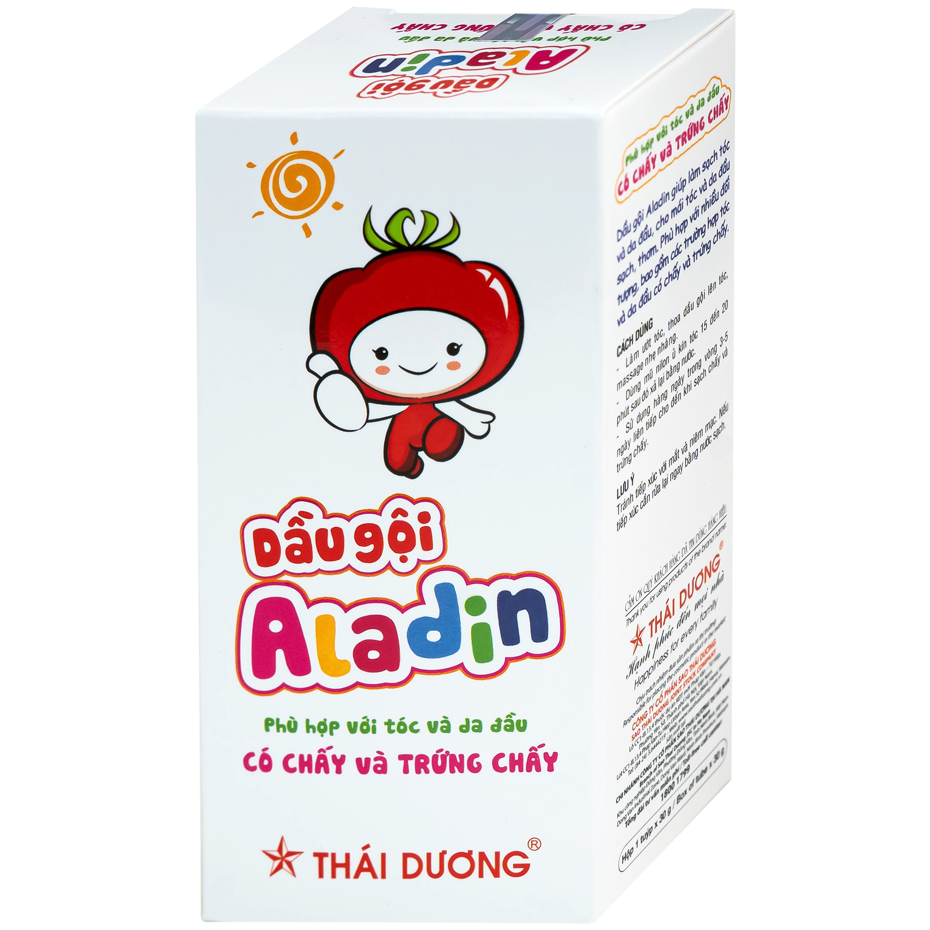 Hình ảnh Dầu gội sạch chấy Aladin Thái Dương 30g