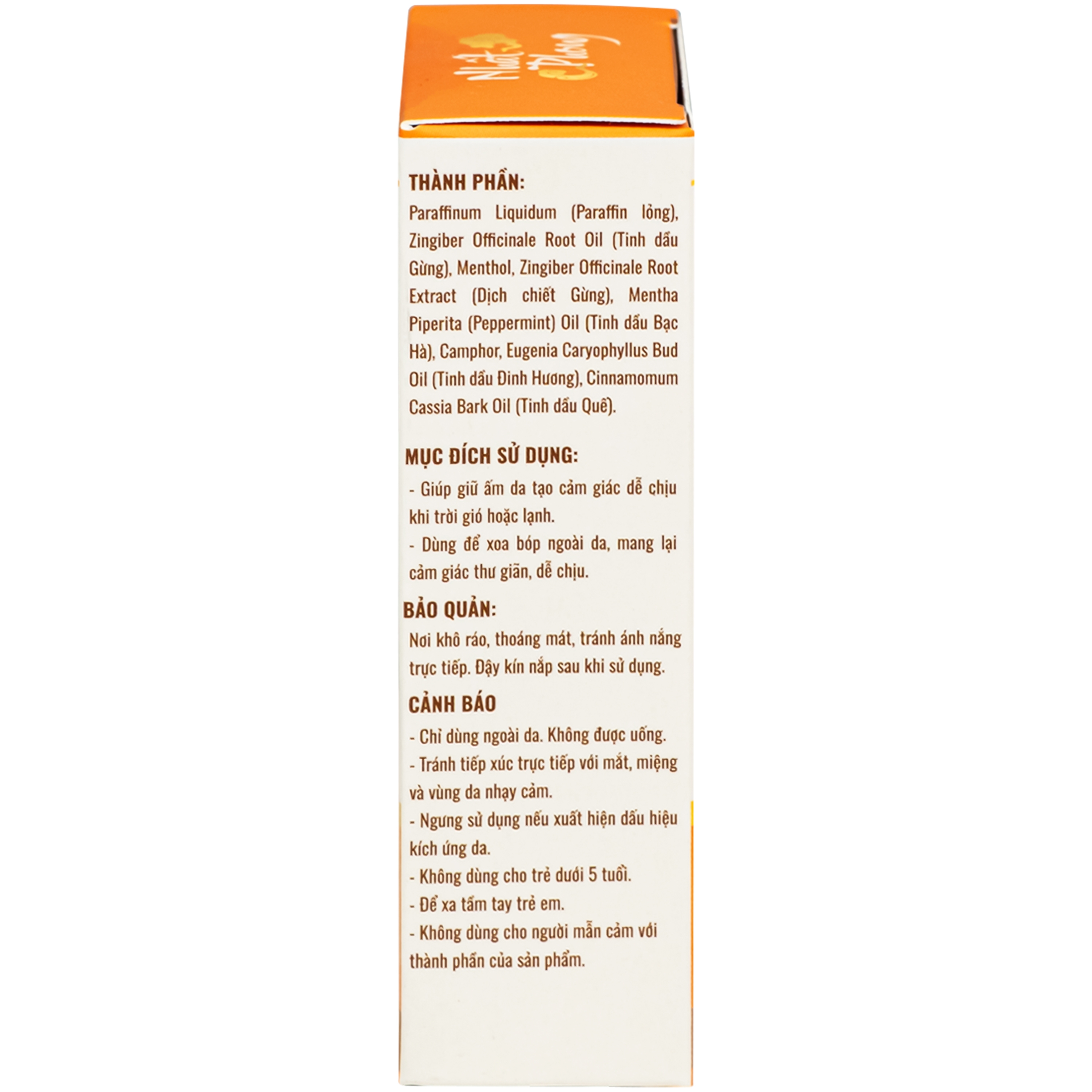 Hình ảnh Dầu gừng thảo dược Nhất Phong giúp giảm đau cơ xương khớp (30ml)
