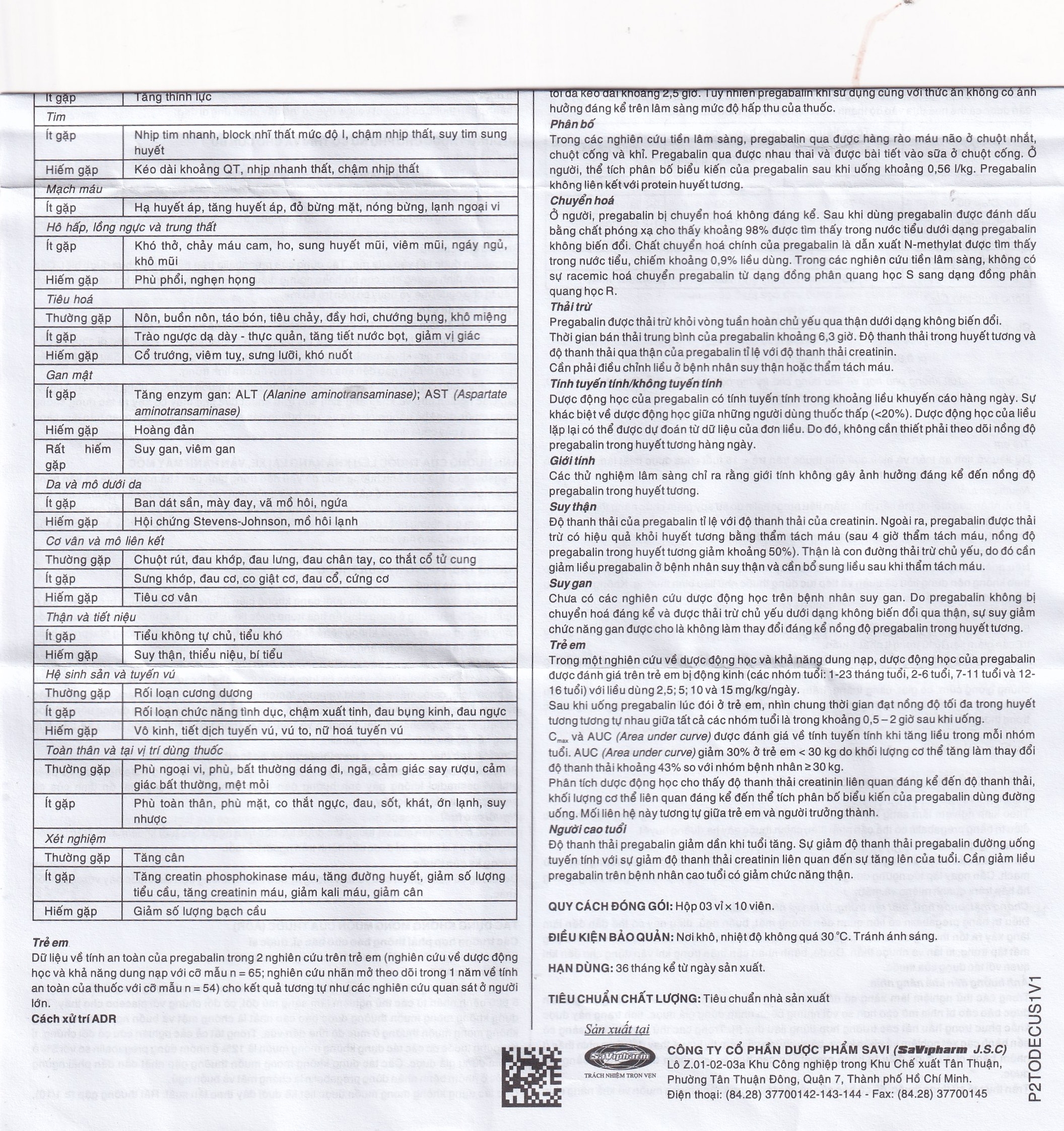 Hình ảnh Thuốc Demencur 100 DaviPharm điều trị đau thần kinh trung ương và ngoại vi (3 vỉ x 10 viên)