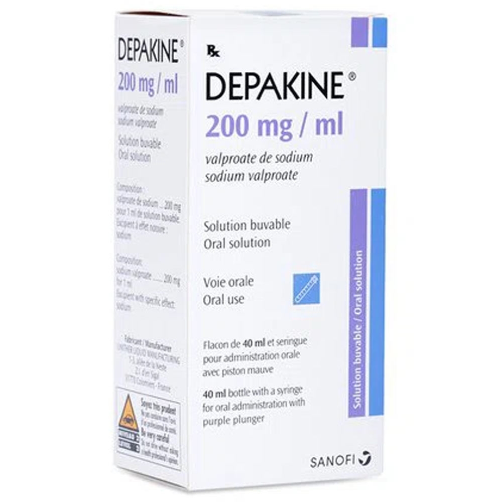 Hình ảnh Dung dịch Depakine 200mg/ml Sanofi điều trị động kinh (40ml)