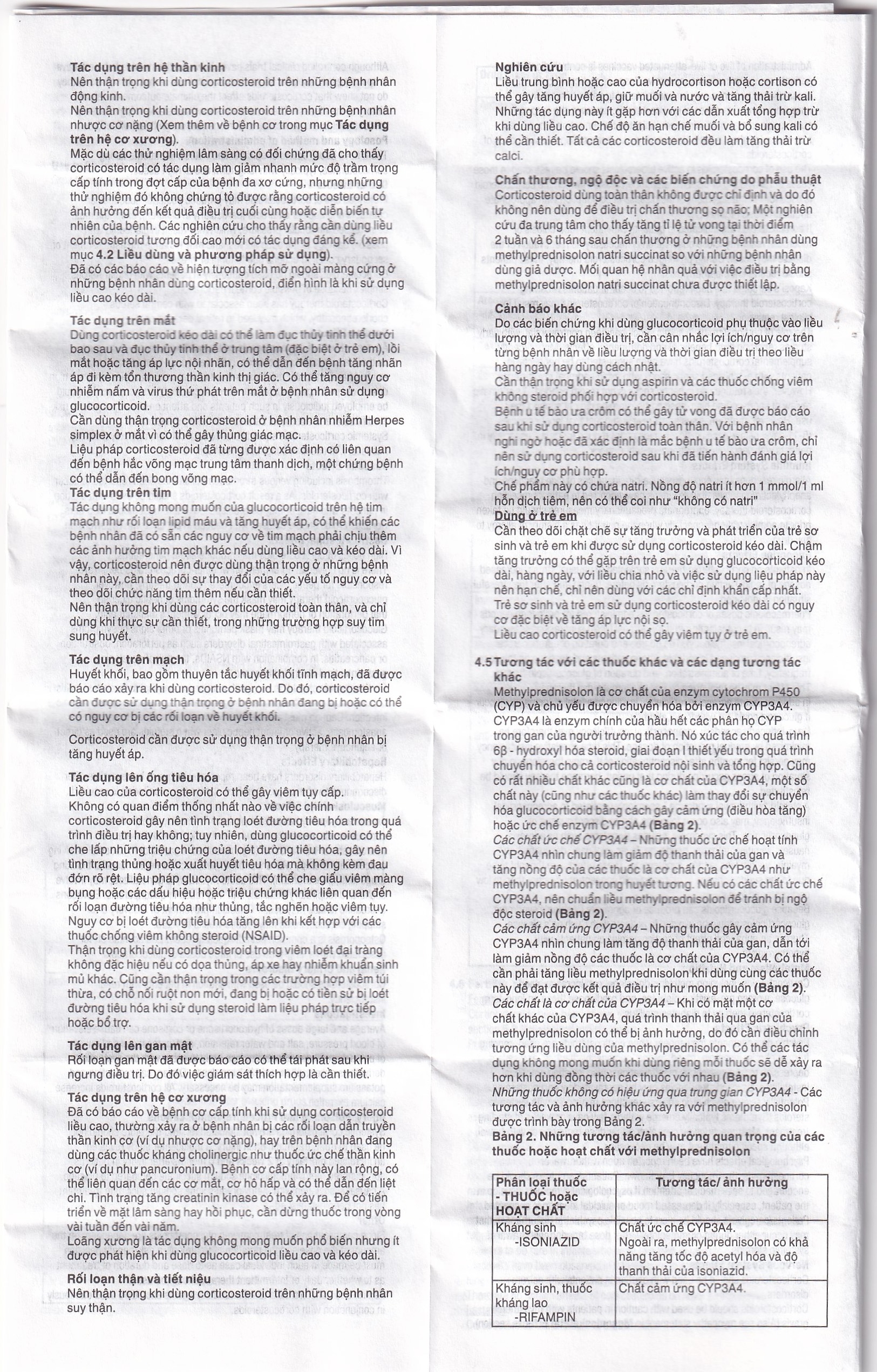 Hình ảnh Thuốc tiêm Depo Medrol 40mg Pfizer chống viêm và điều trị các rối loạn về máu, ung thư (1 lọ x 1ml)