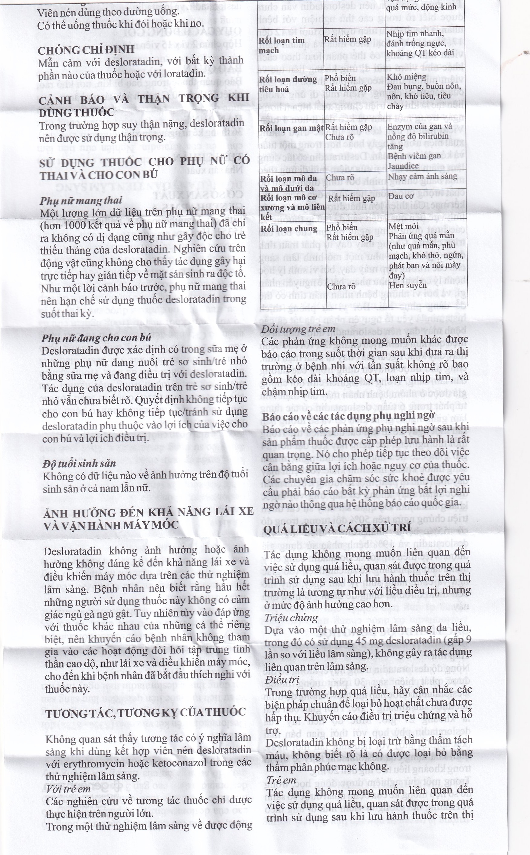 Hình ảnh Thuốc Desloratadine 5mg Genepharm giảm các triệu chứng viêm mũi dị ứng, mày đay (2 vỉ x 15 viên)
