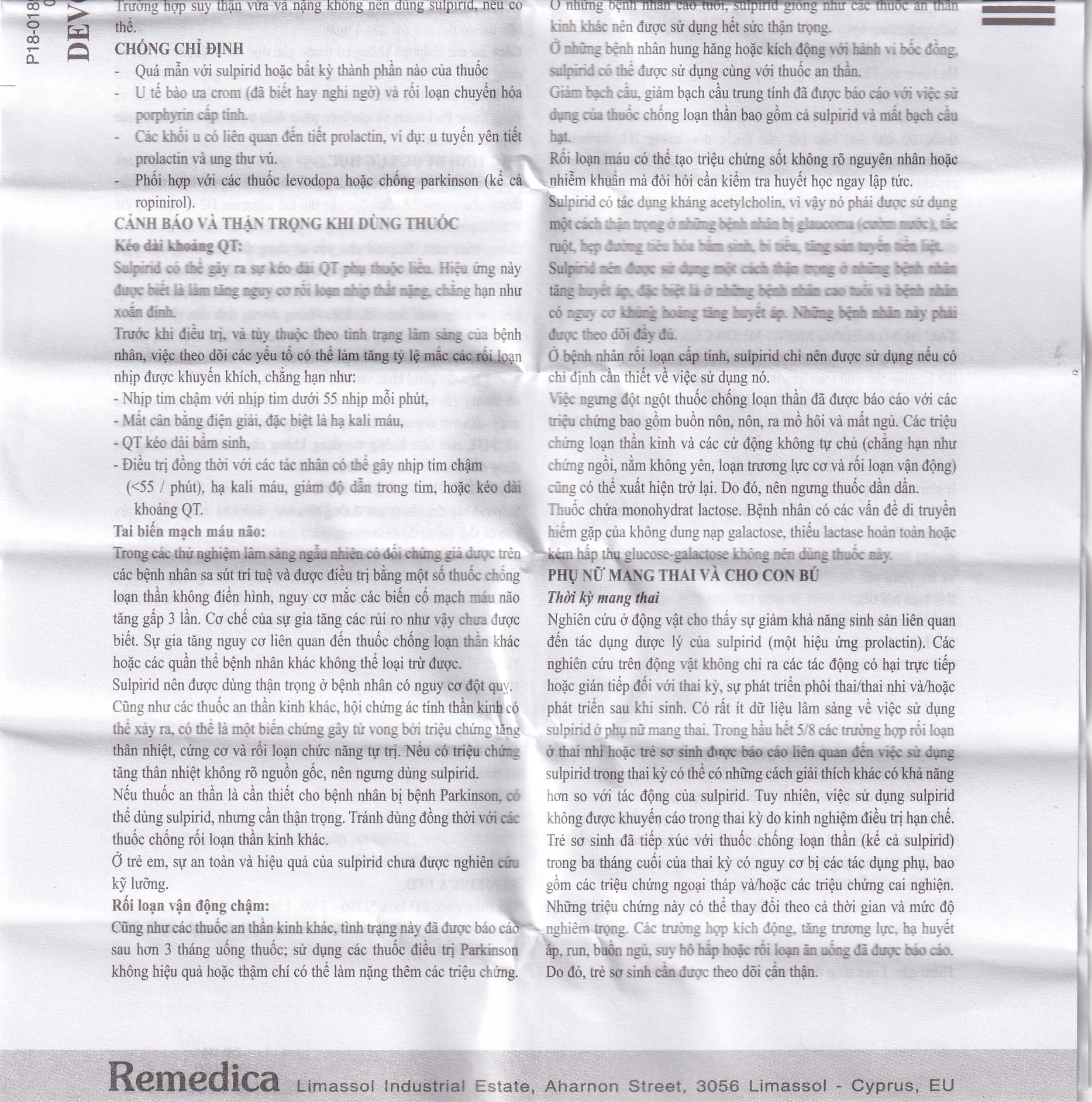 Hình ảnh Thuốc Devodil Remedica điều trị ngắn hạn chứng lo âu, rối loạn hành vi nghiêm trọng (2 vỉ x 10 viên)