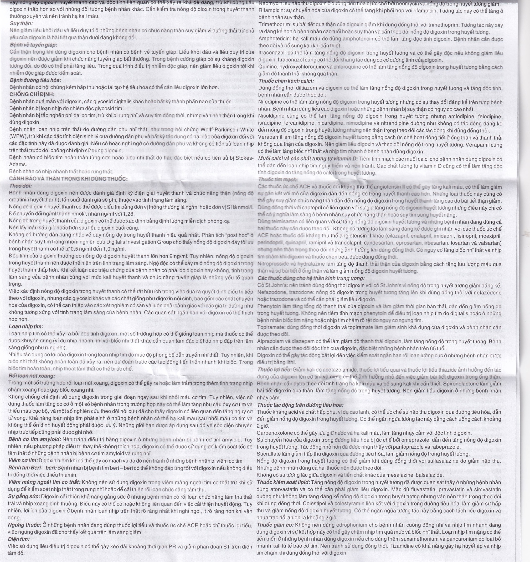 Hình ảnh Thuốc DigoxineQualy Dược 3-2 điều trị suy tim sung huyết, rung nhỉ (1 vỉ x 30 viên)