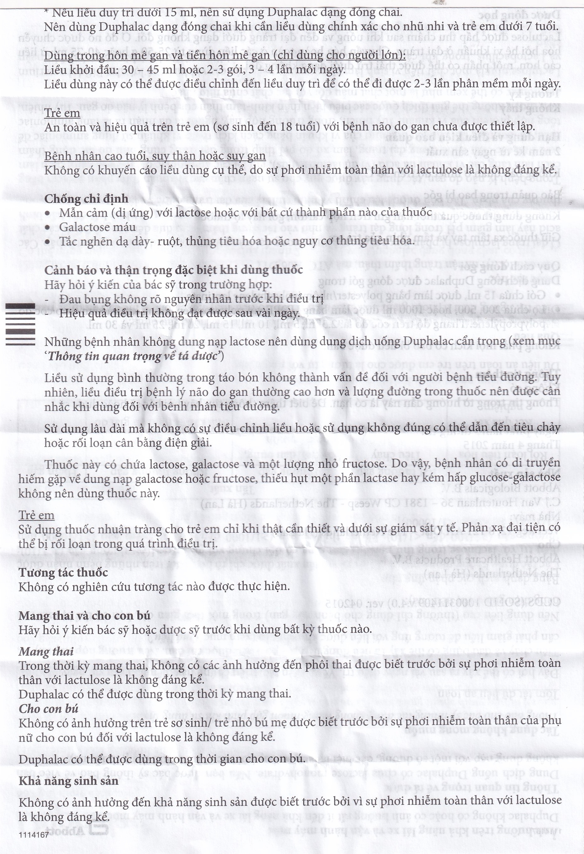 Hình ảnh Duphalac (Lactulose) điều trị táo bón hiệu quả và tăng cường lợi khuẩn ruột (20 gói x 15ml)