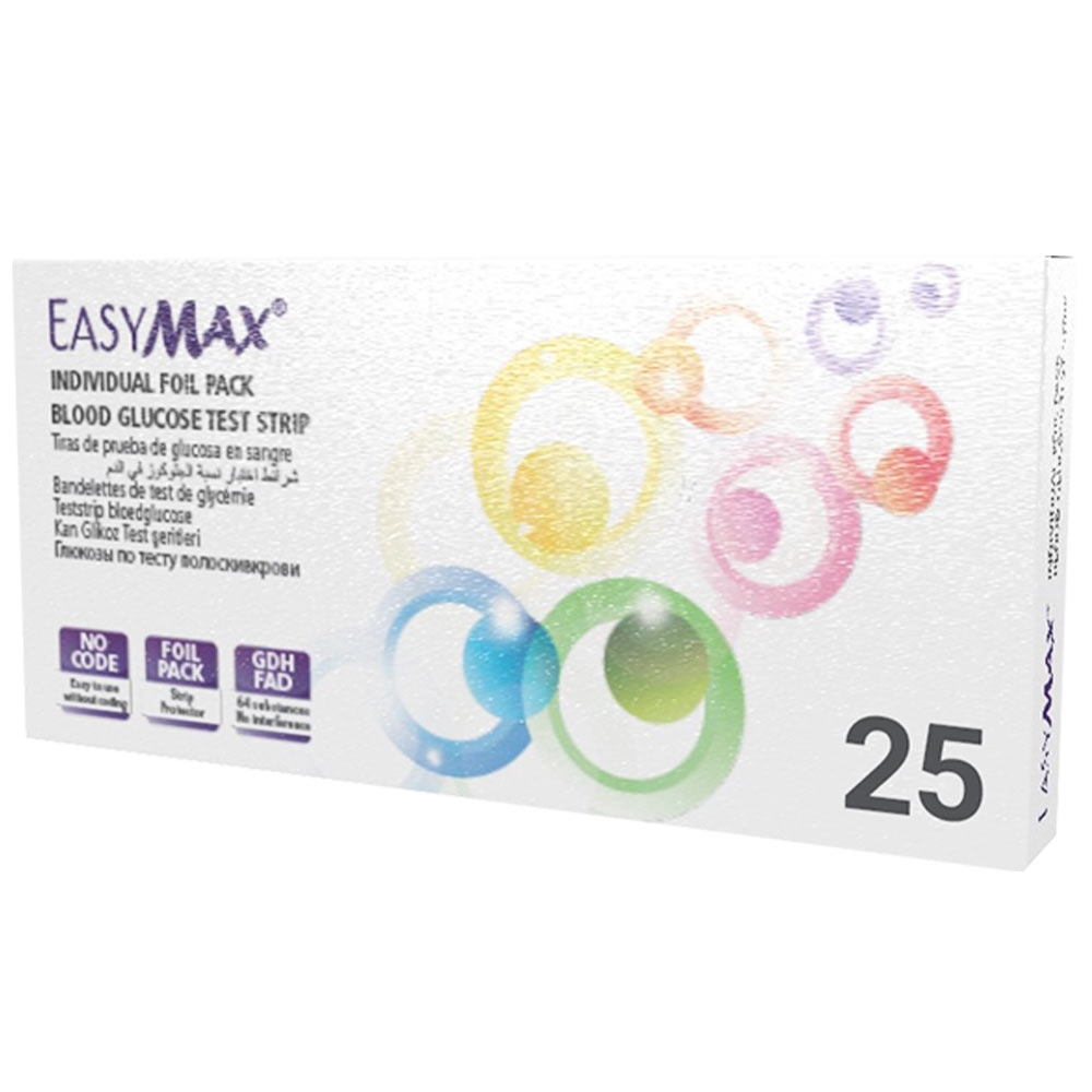 Hình ảnh Que thử đường huyết Easy Max dạng vỉ cho kết quả trong 5 giây (25 cái)
