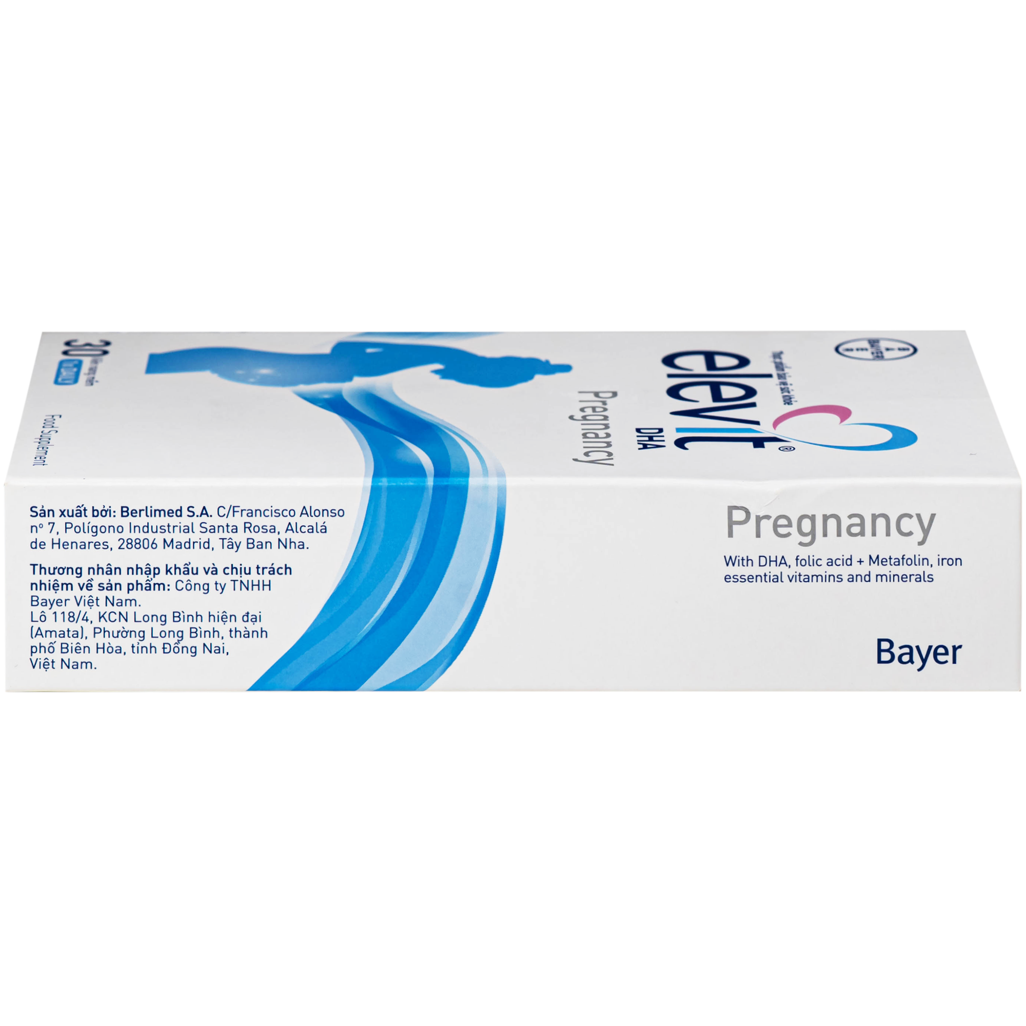 Hình ảnh Elevit Dha Pregnancy là thực phẩm bổ sung khoáng chất thiết yếu cho phụ nữ chuẩn bị mang thai, đang mang thai và cho con bú (2 vỉ x 15 viên)