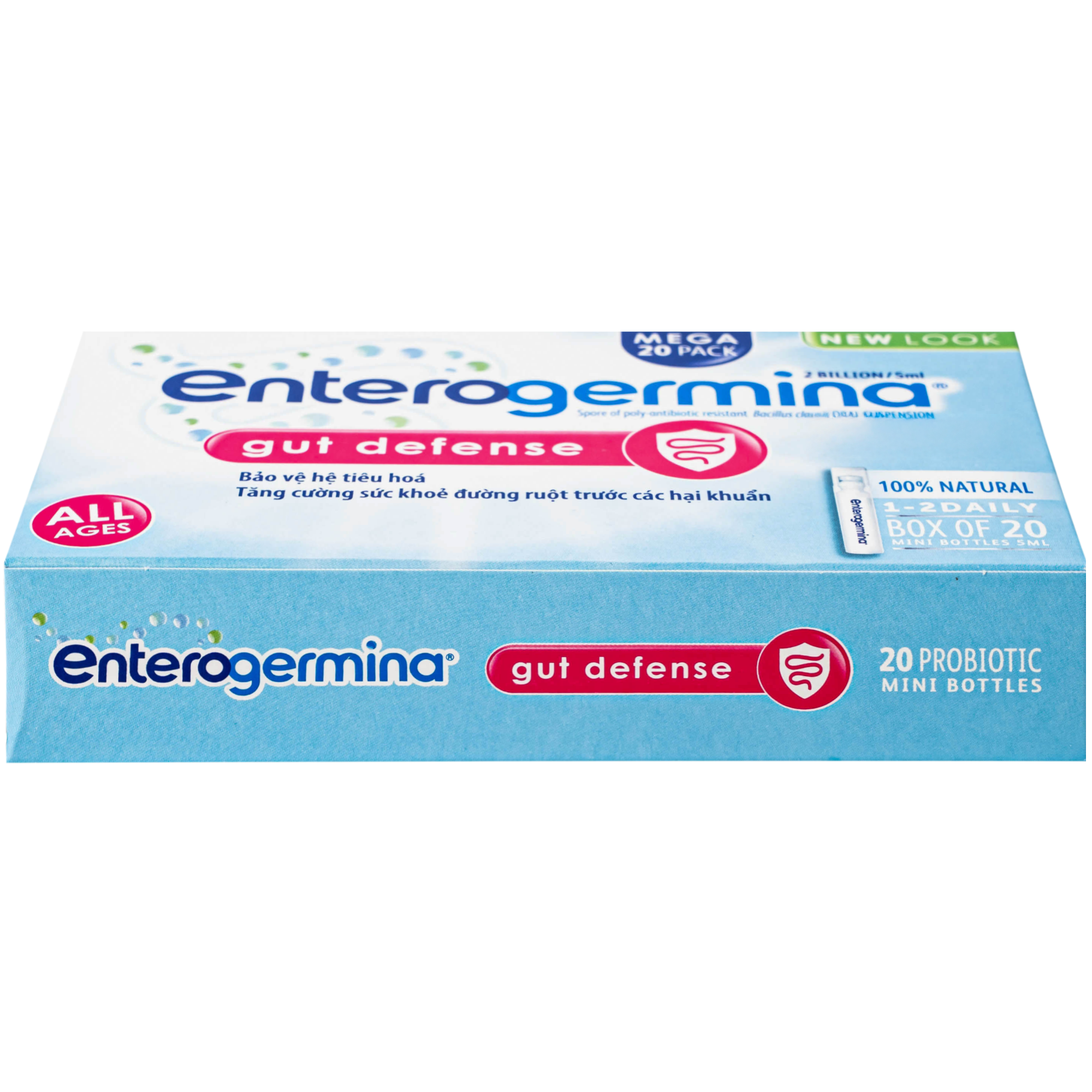 Hình ảnh Hỗn dịch uống men vi sinh Enterogermina Gut Defense 2 tỷ/5ml Opella tăng cường tiêu hóa, hỗ trợ bảo vệ đường ruột (2 vỉ 10 ống)
