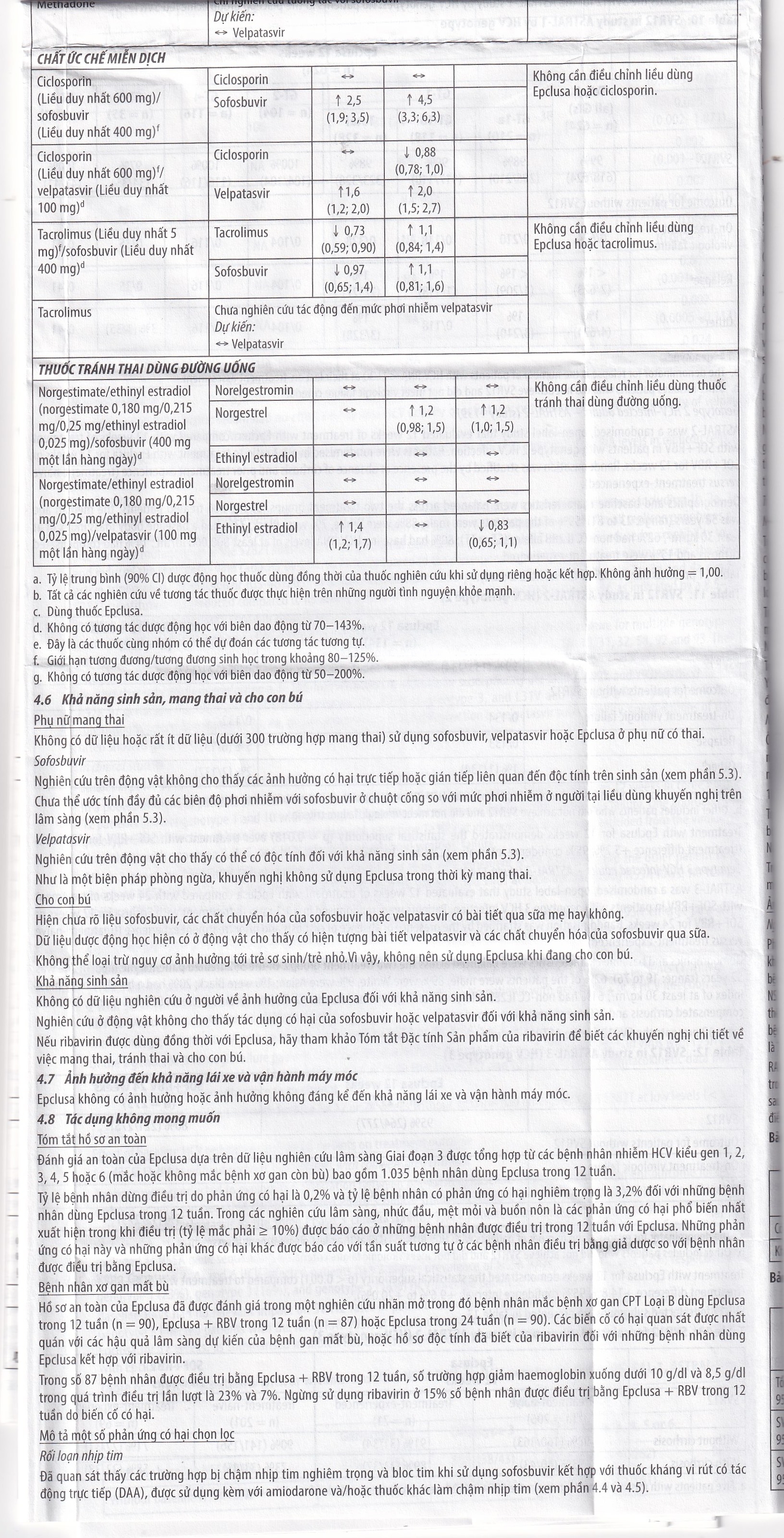 Hình ảnh Thuốc Epclusa 400mg/100mg Gilead điều trị viêm gan C mãn tính (28 viên)