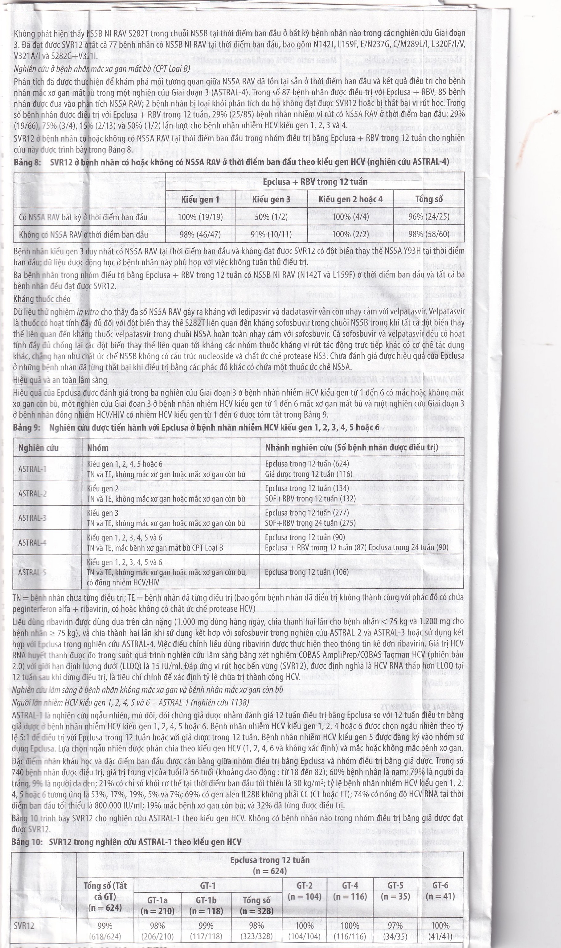 Hình ảnh Thuốc Epclusa 400mg/100mg Gilead điều trị viêm gan C mãn tính (28 viên)