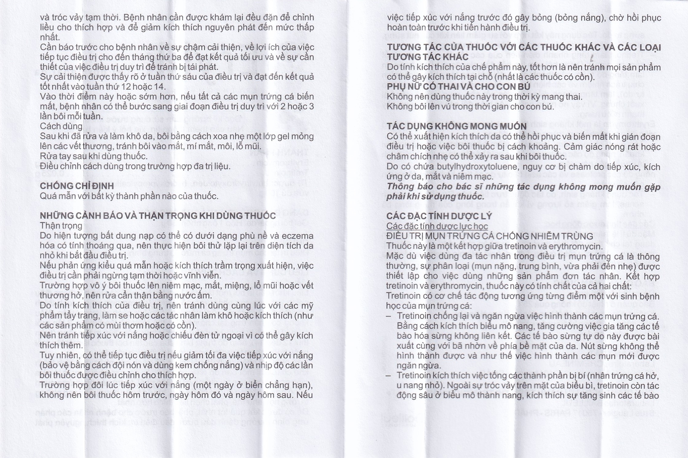 Hình ảnh Gel bôi ngoài da Erylik điều trị tại chỗ mụn trứng cá mức độ trung bình (30g)