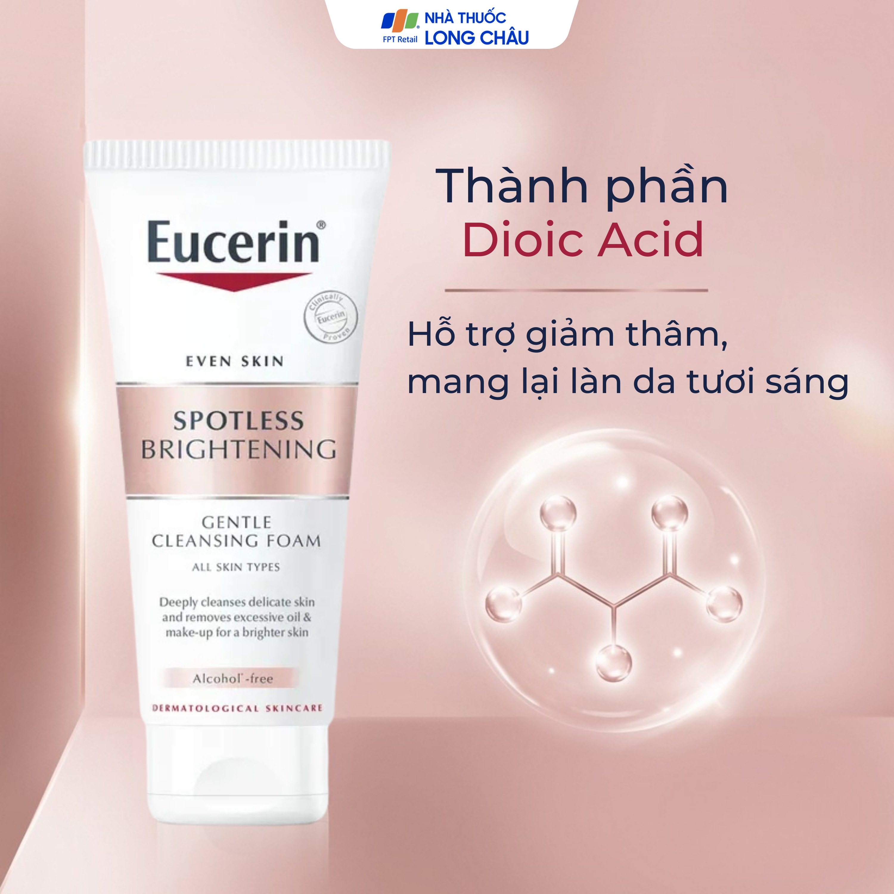 Hình ảnh Sữa rửa mặt Eucerin Spotless Brightening Cleansing Foam sáng da (50g)