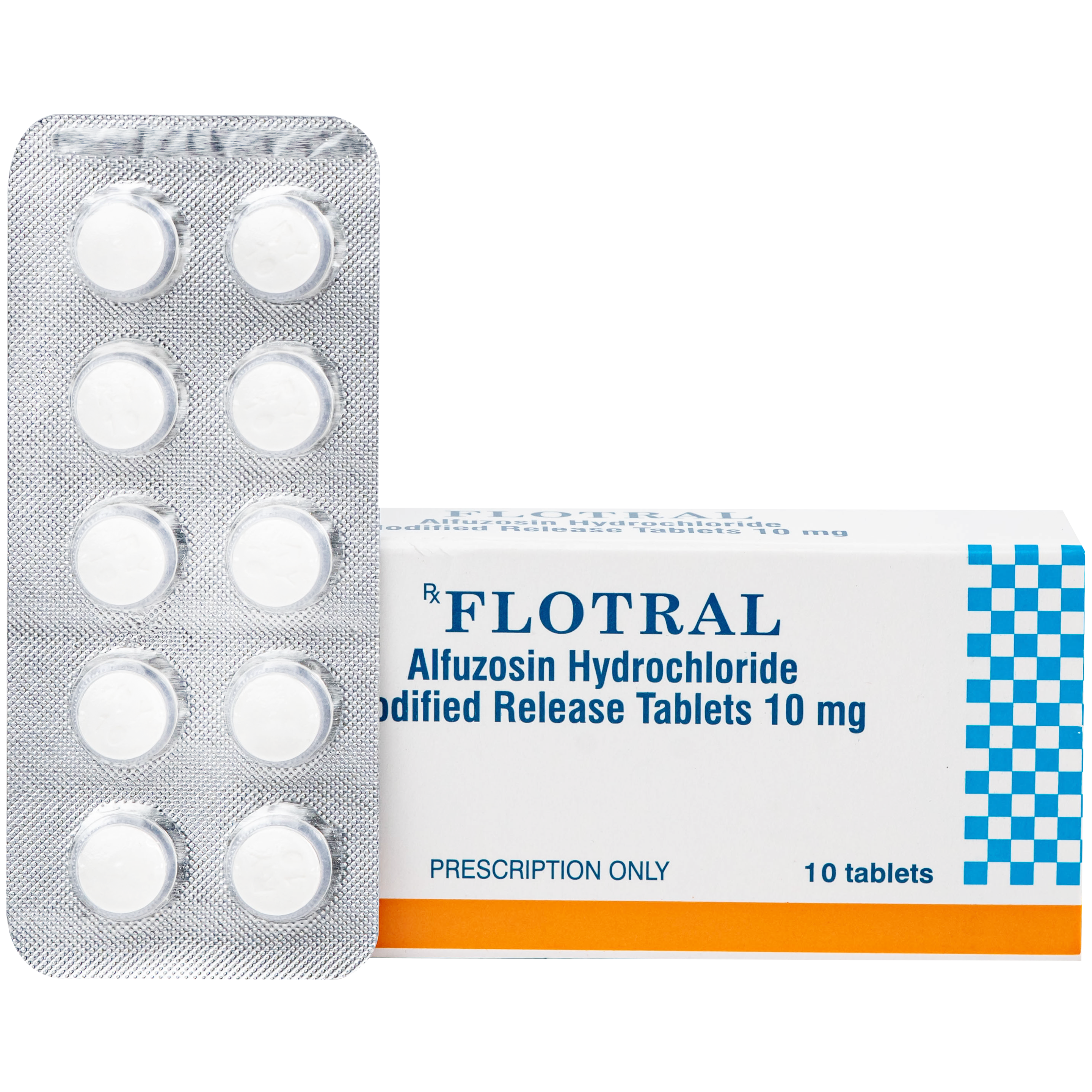Hình ảnh Thuốc Flotral Sun Pharma 10MG điều trị các dấu hiệu và triệu chứng của tăng sản lành tính tuyến tiền liệt (Bph) (1 Vỉ X 10 Viên)