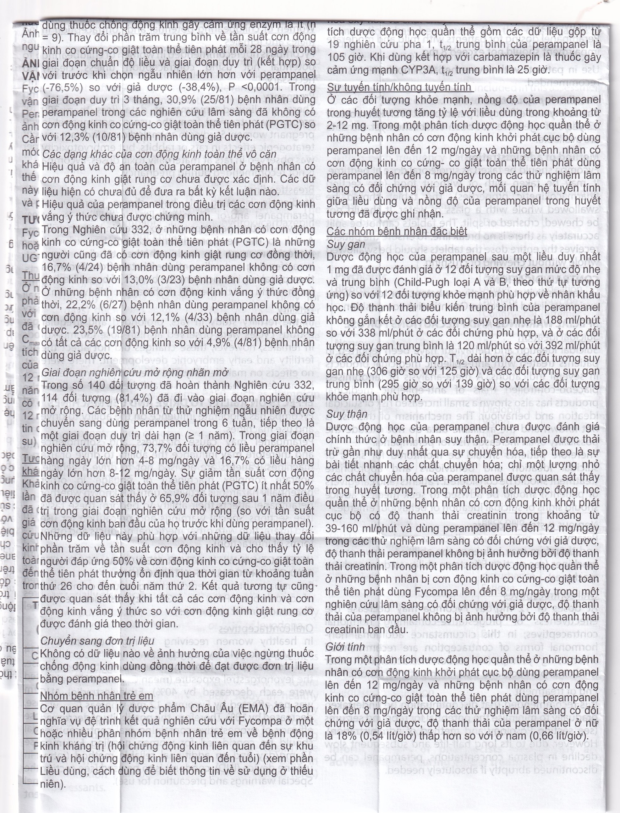 Hình ảnh Thuốc Fycompa 2mg Eisai điều trị bổ trợ cơn động kinh (2 vỉ x 14 viên)