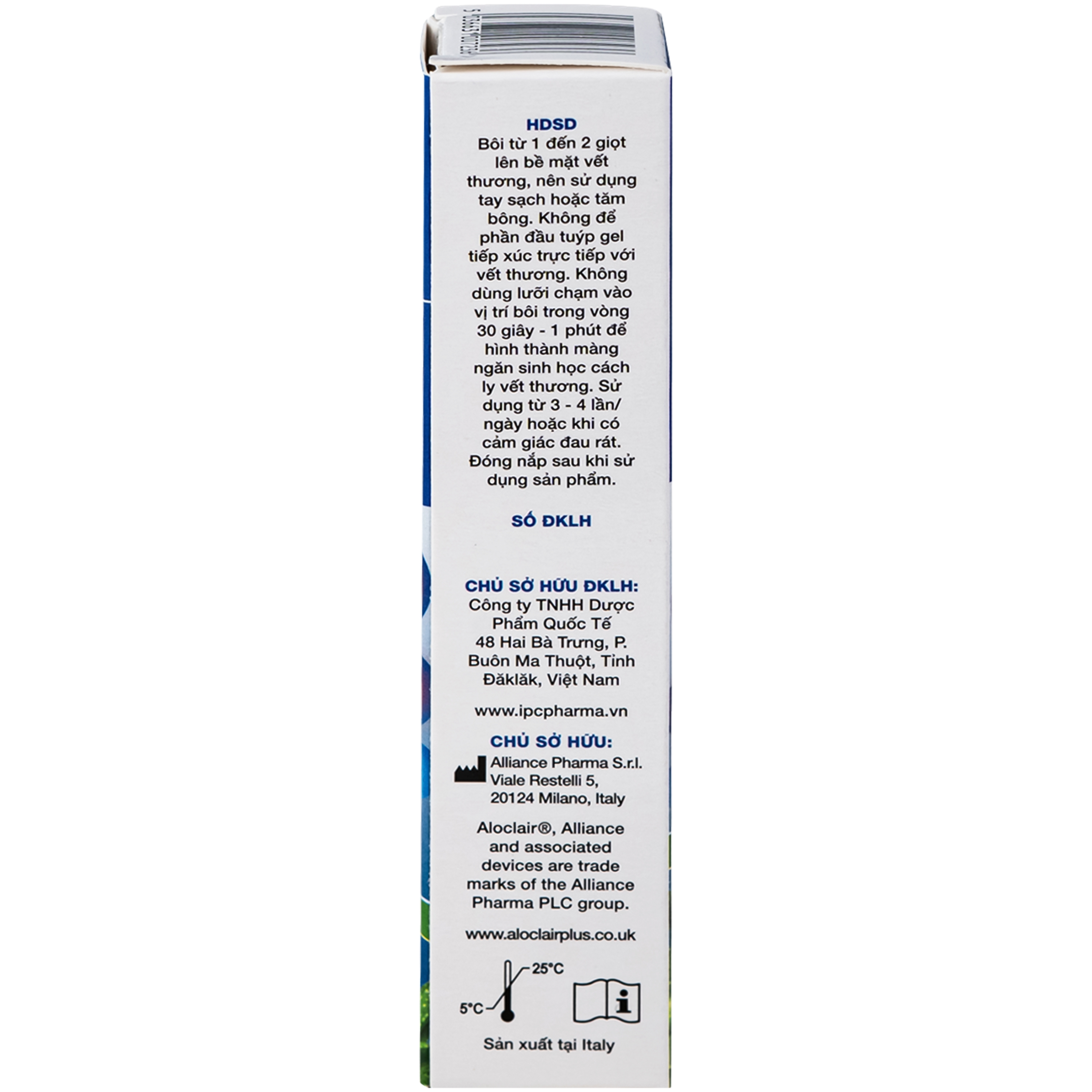 Hình ảnh Gel bôi miệng Aloclair Plus Alliance 8ml giảm nhiệt miệng, tay chân miệng cho mọi lứa tuổi