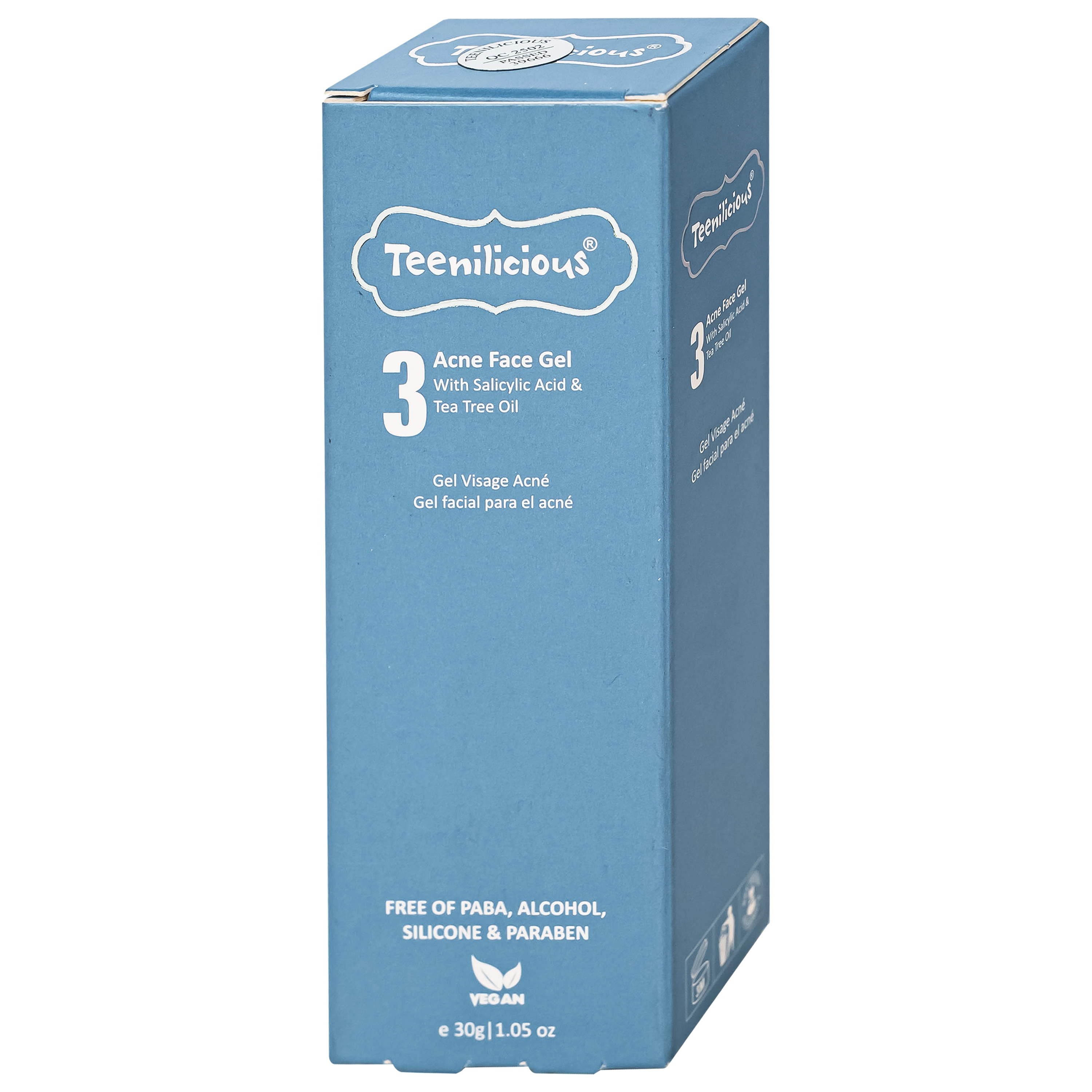 Hình ảnh Gel bôi ngừa mụn đầu đen, đầu trắng Teenilicious Hộp 30g