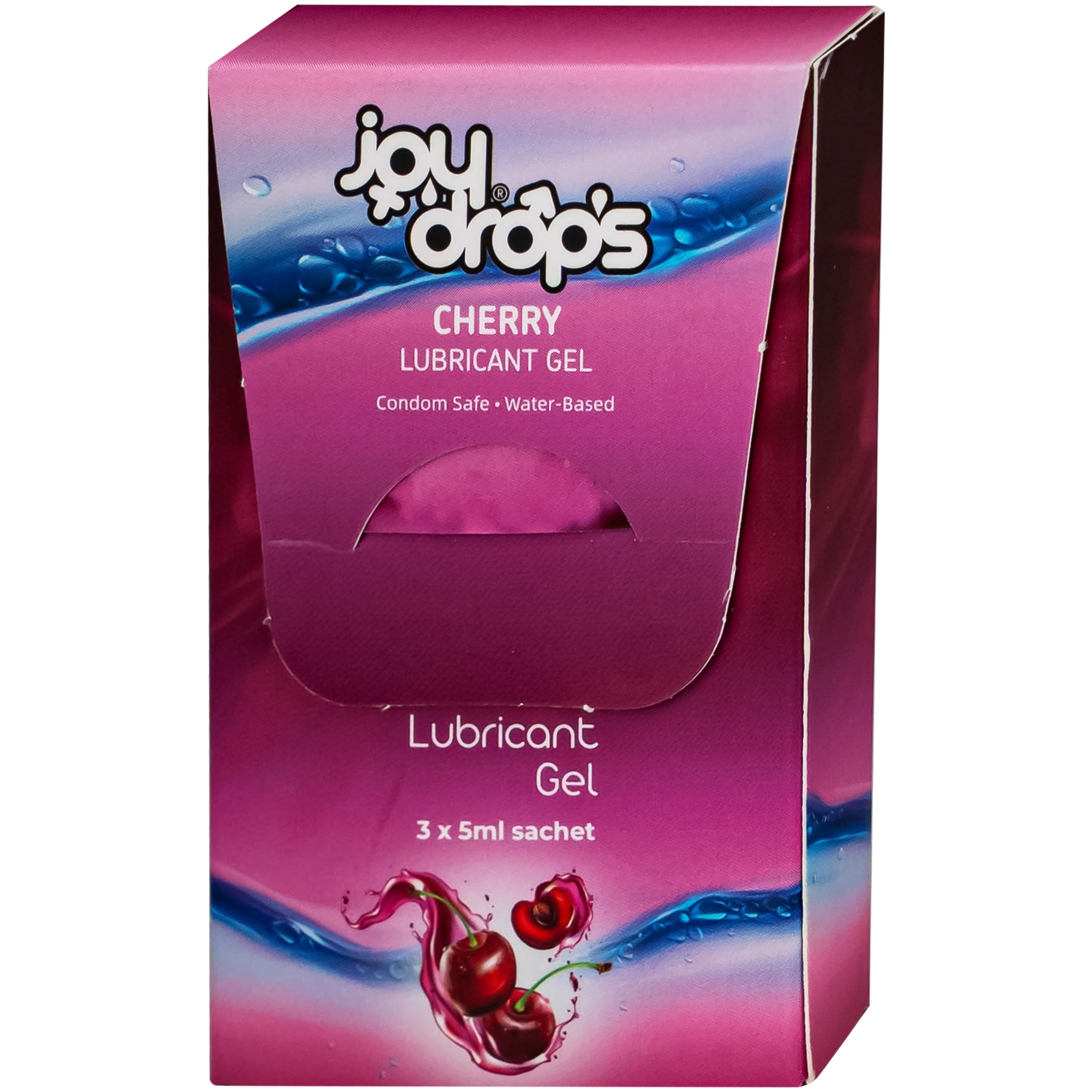 Hình ảnh Gel Bôi Trơn Gốc Nước Joydrops Mùi Cherry (3 gói x 5ml)Dùng Cho Quan Hệ, Giảm Khô Rát, Bảo Vệ Niêm Mạc, Tạo Cảm Giác Mềm Mại