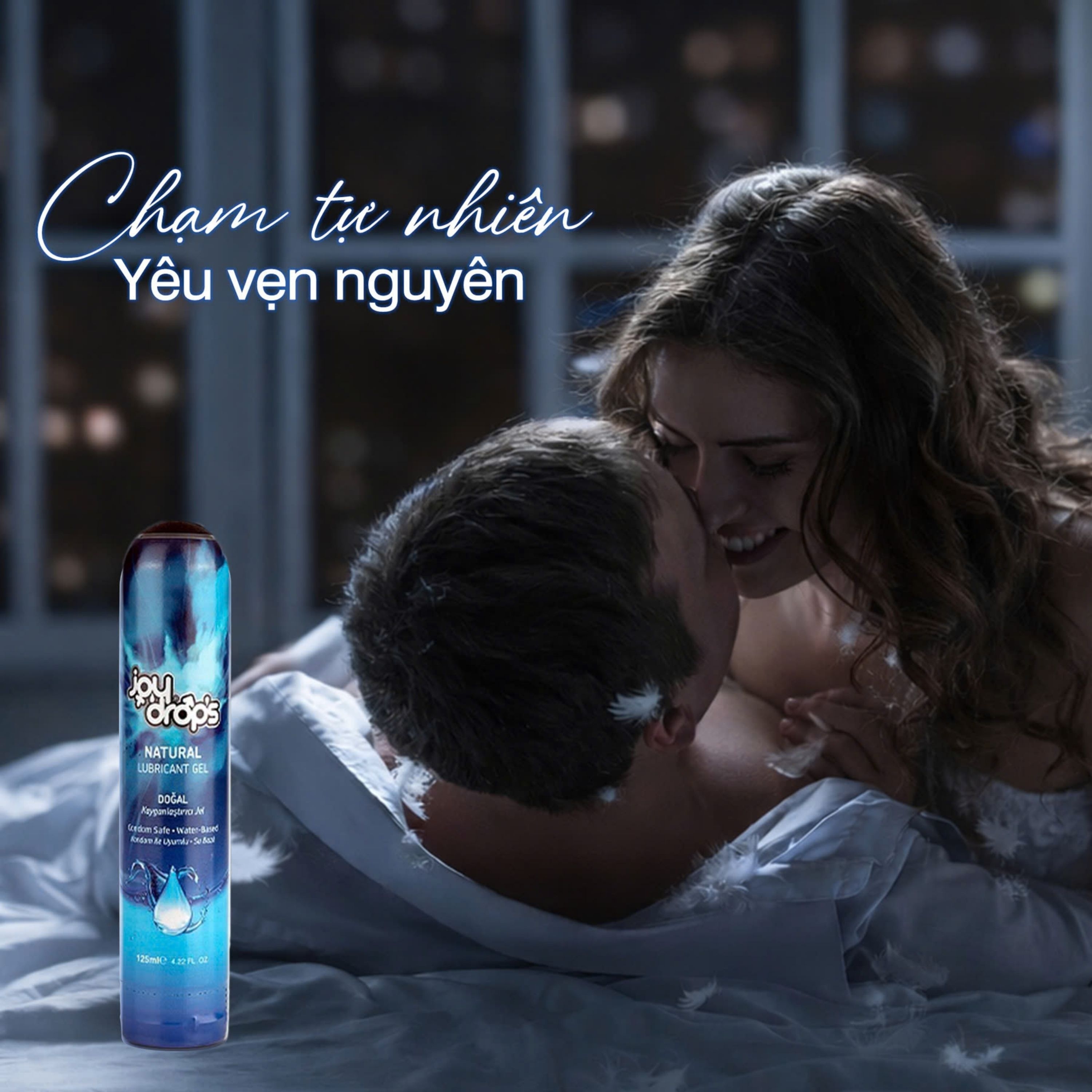 Hình ảnh Gel Bôi Trơn Gốc Nước Joydrops Natural - Tinh Khiết, Dùng Cho Quan Hệ, Giảm Khô Rát, Bảo Vệ Niêm Mạc, Tạo Cảm Giác Mềm Mại 125ml