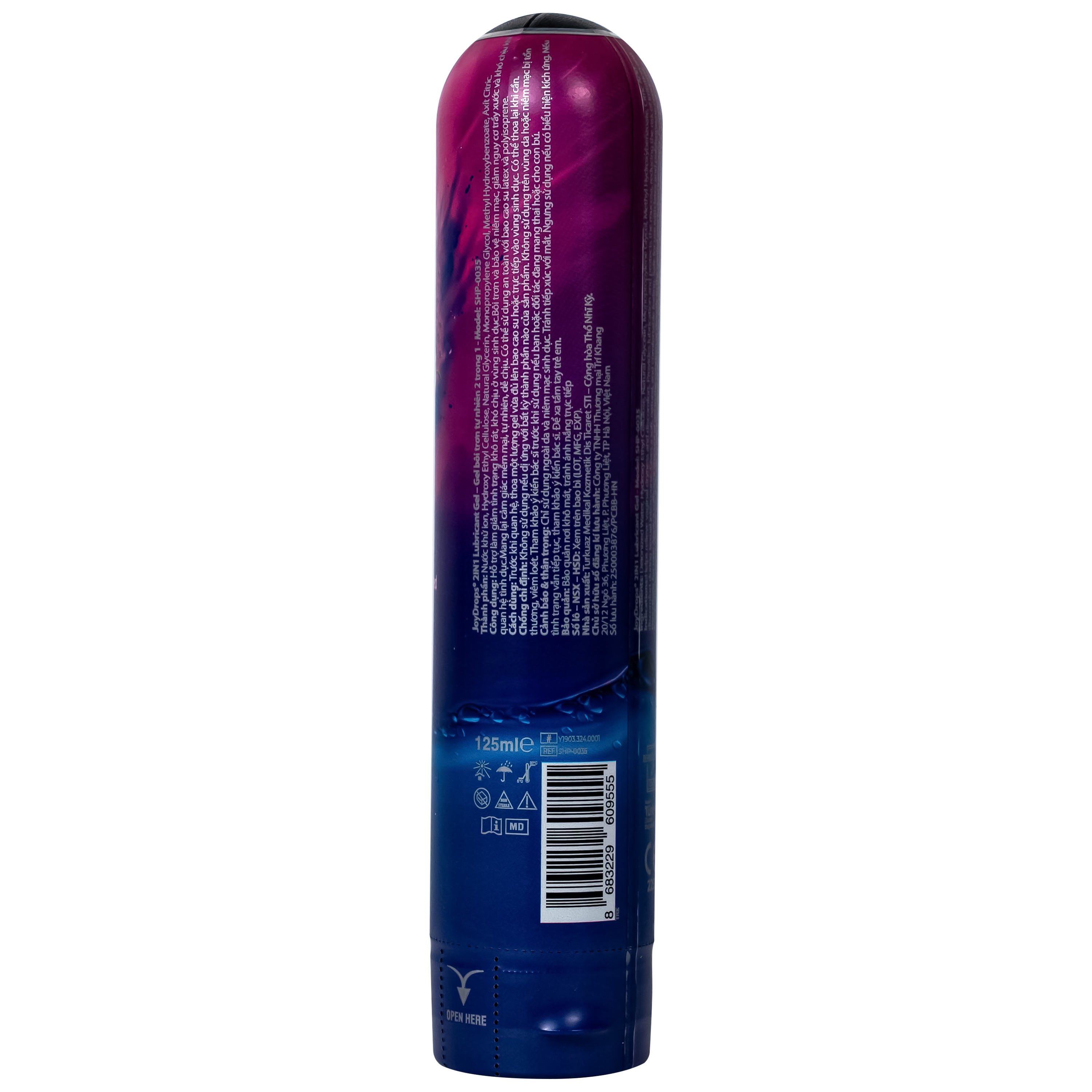 Hình ảnh Gel Bôi Trơn Gốc Nước Joydrops 2 In 1 Dùng Cho Quan Hệ Kết Hợp Massage Giảm Khô Rát, Bảo Vệ Niêm Mạc, Tạo Cảm Giác Mềm Mại 125ml
