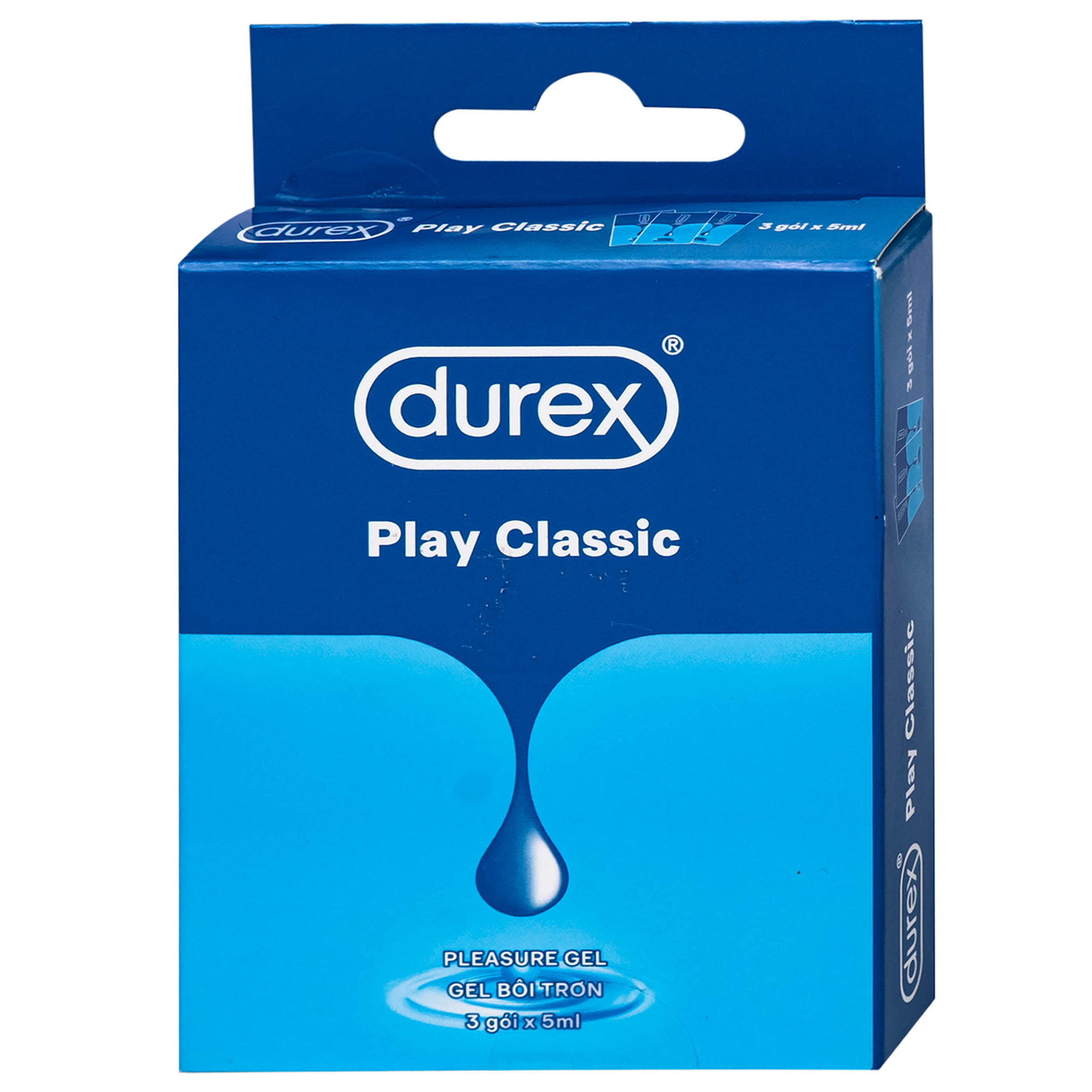Hình ảnh Gel bôi trơn Durex play classic (3 gói x 5ml)