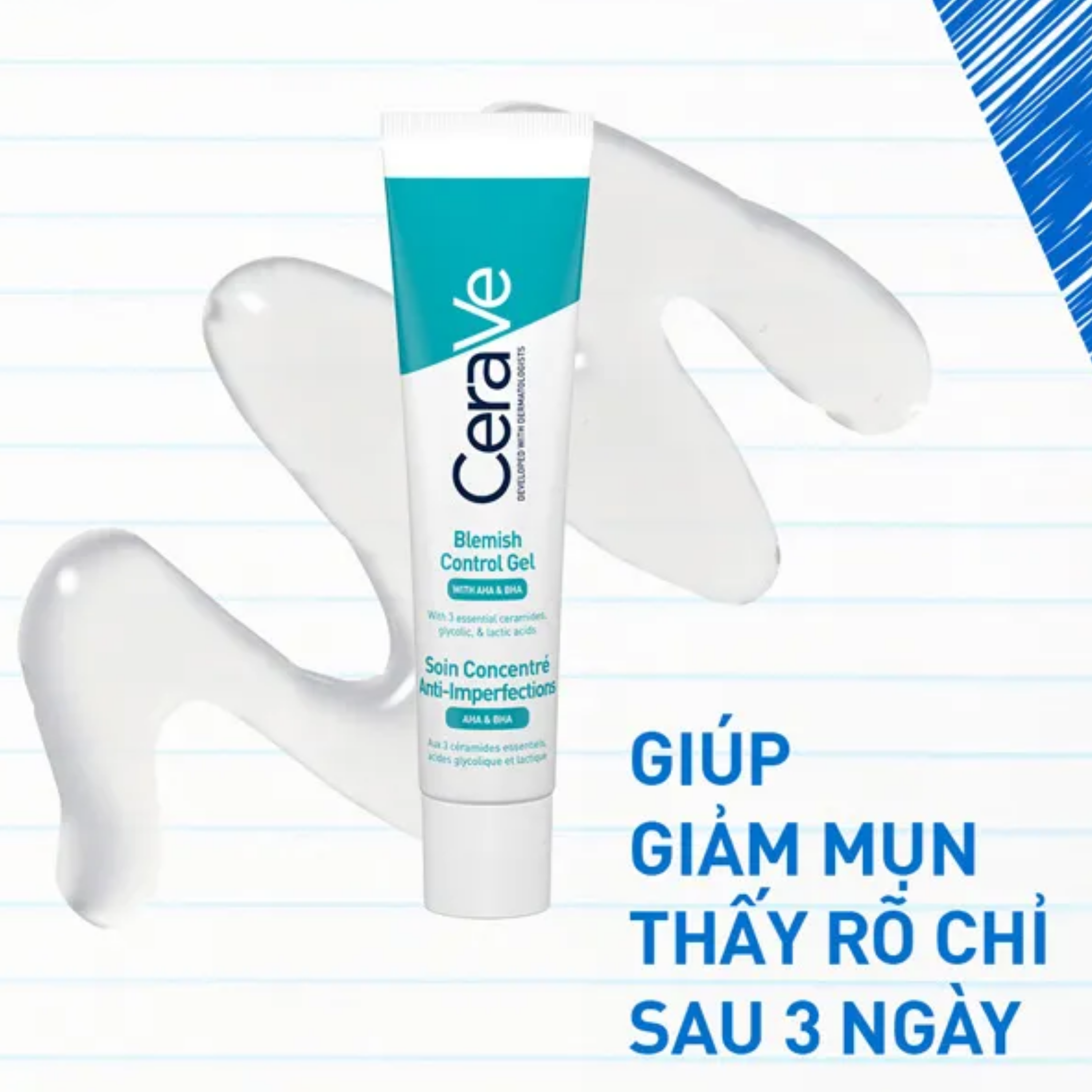 Hình ảnh Gel giảm mụn Cerave Blemish Control 15ml