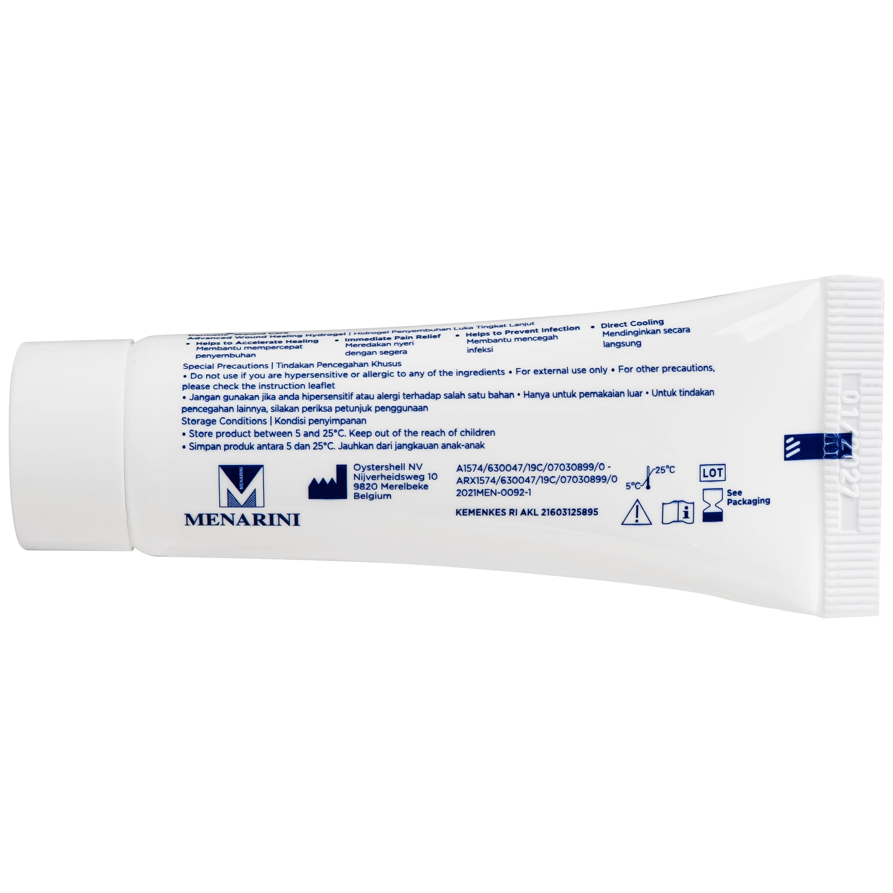 Hình ảnh Gel bôi vết thương hở Dermatix Wound Care Menarini giúp làm lành nhanh vết thương và bỏng (Hộp 20g)