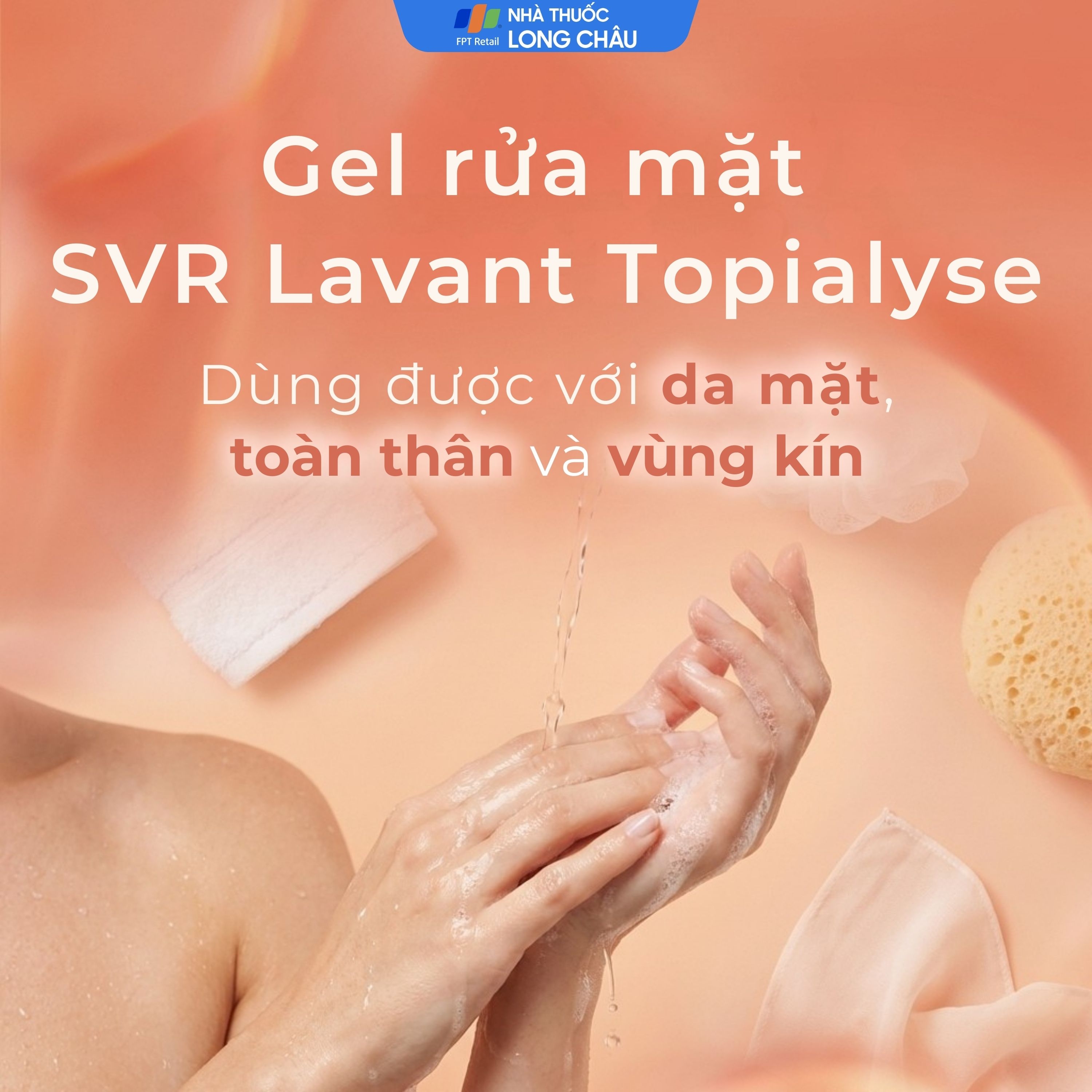 Hình ảnh Gel rửa mặt dưỡng ẩm dành cho da khô và da nhạy cảm SVR Topialyse Gel Lavant 200ml