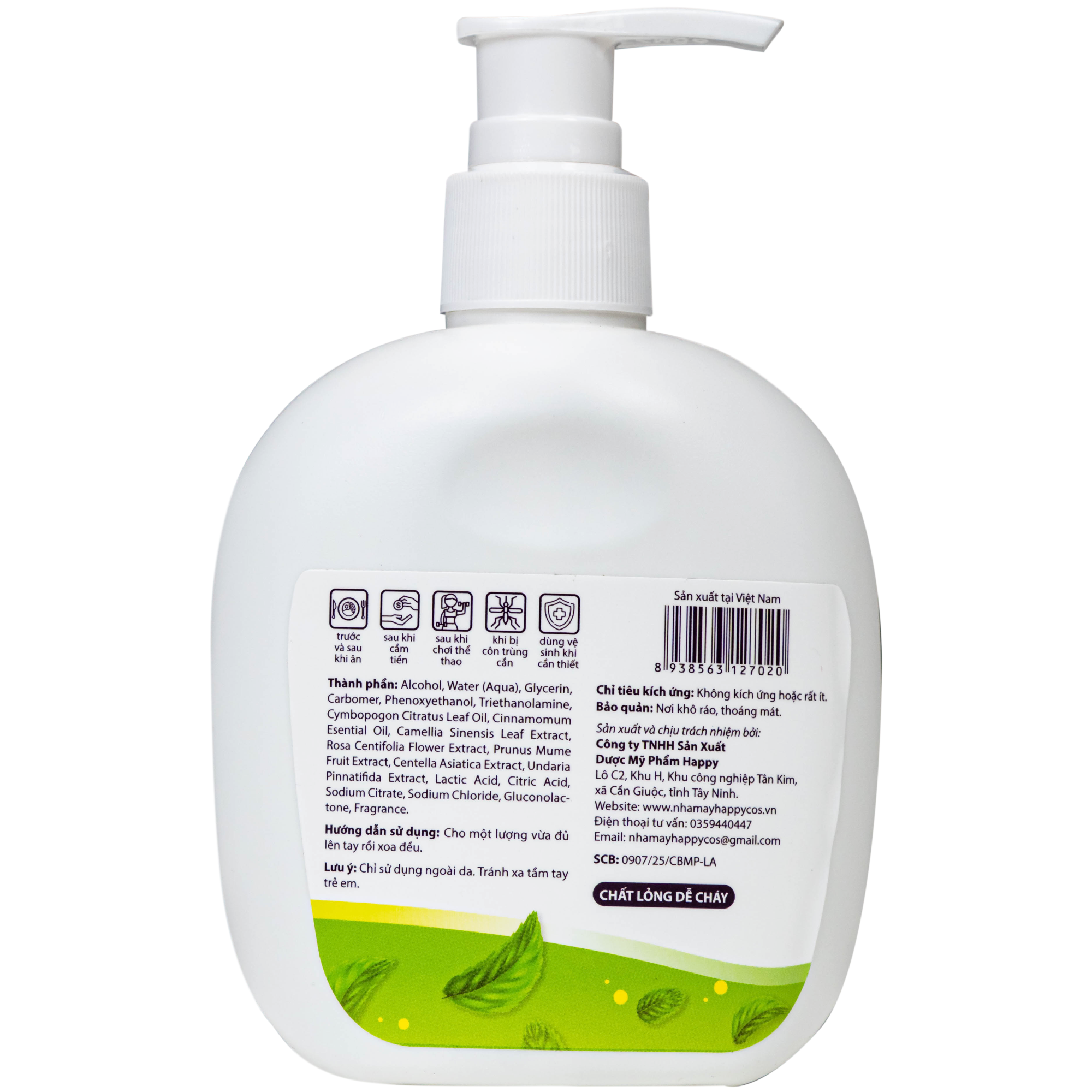 Hình ảnh Gel rửa tay khô Natural Hand Sanitizer sát khuẩn, làm sạch tay (250ml)