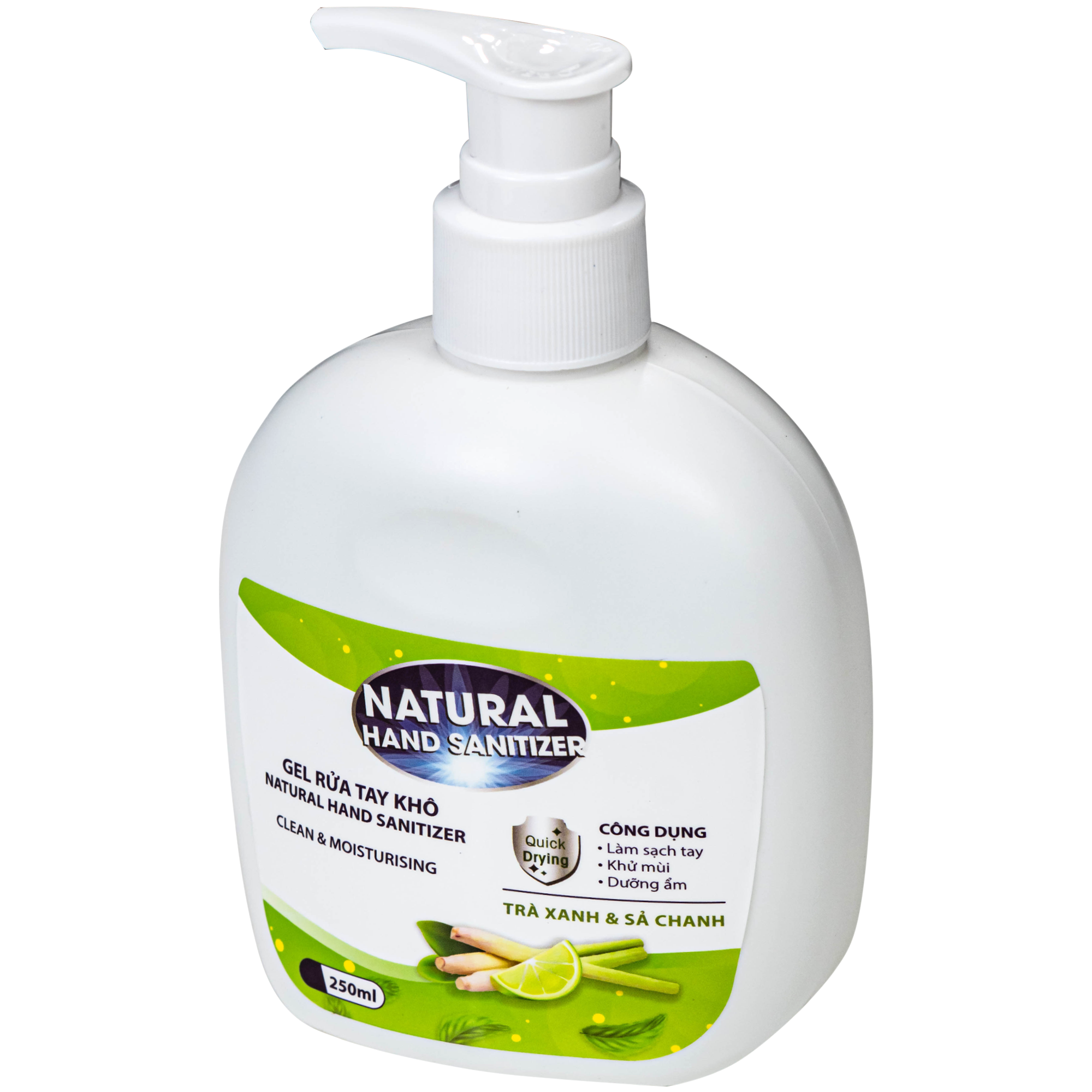 Hình ảnh Gel rửa tay khô Natural Hand Sanitizer sát khuẩn, làm sạch tay (250ml)