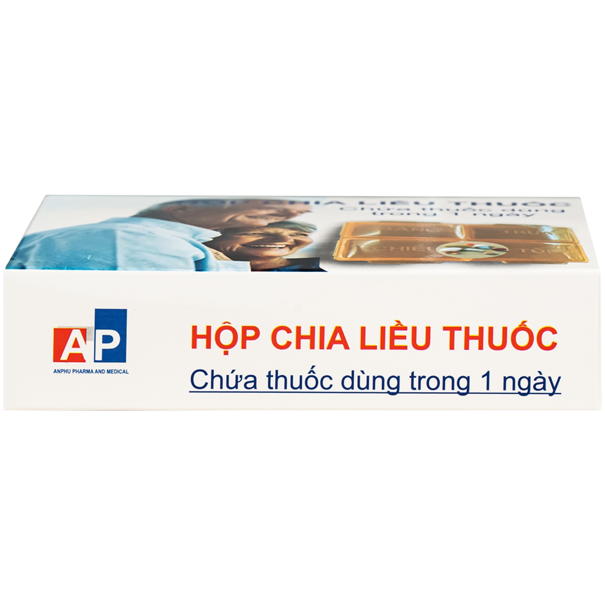 Hình ảnh Hộp Chia Liều Thuốc Ngày 4 Ngăn An Phú
