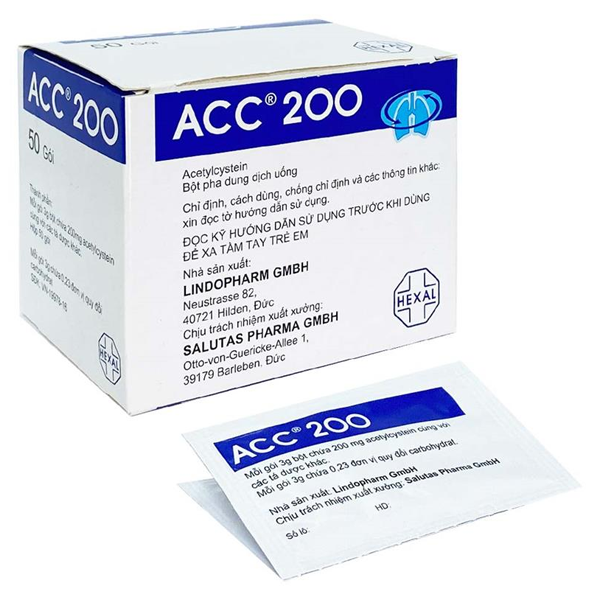Giải độc paracetamol với ACC