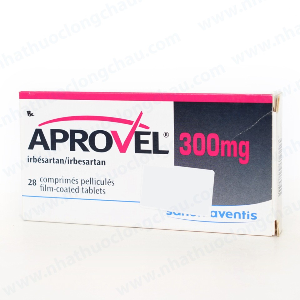 Thuốc Aprovel 300mg Sanofi điều trị tăng huyết áp (2 vỉ x 14 viên)