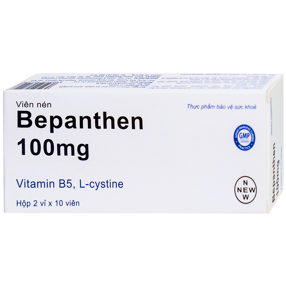 Bepanthen 100mg vitamin B5 có tác dụng gì cho tóc và móng?
