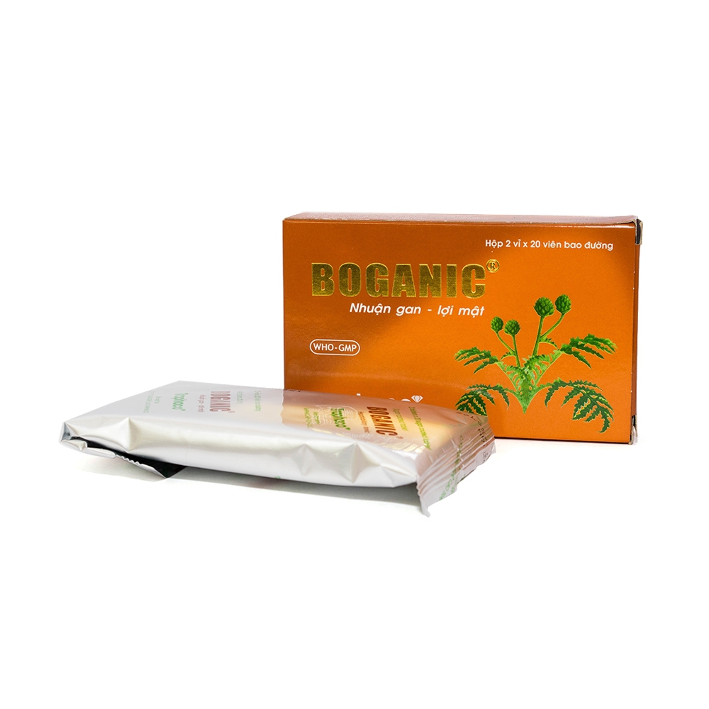 Thuốc Boganic Traphaco bổ gan, hỗ trợ điều trị suy giảm chức năng gan (2 vỉ x 20 viên)