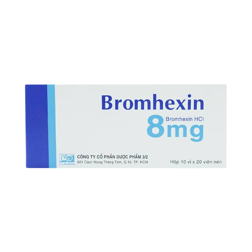 Thuốc tiêu đờm bromhexin được sử dụng trong trường hợp nào?
