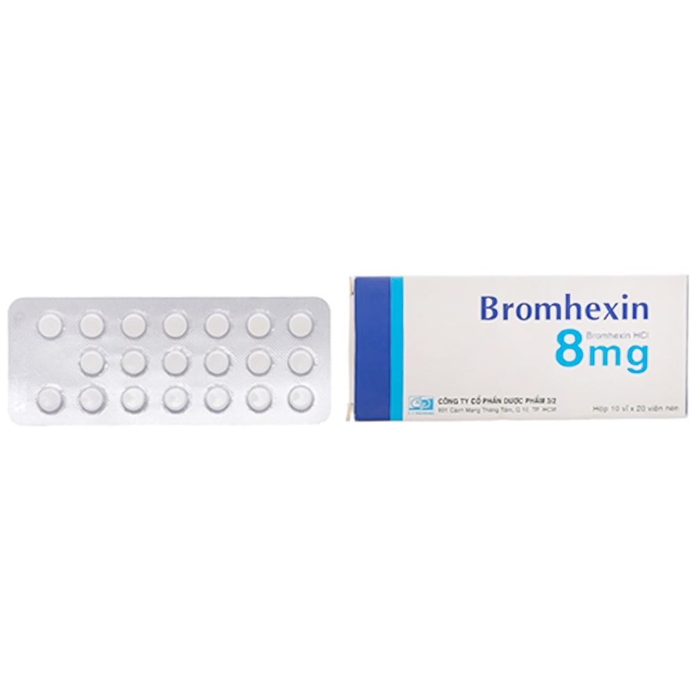 Tác dụng phụ của thuốc bromhexin actavis 8mg là gì?
