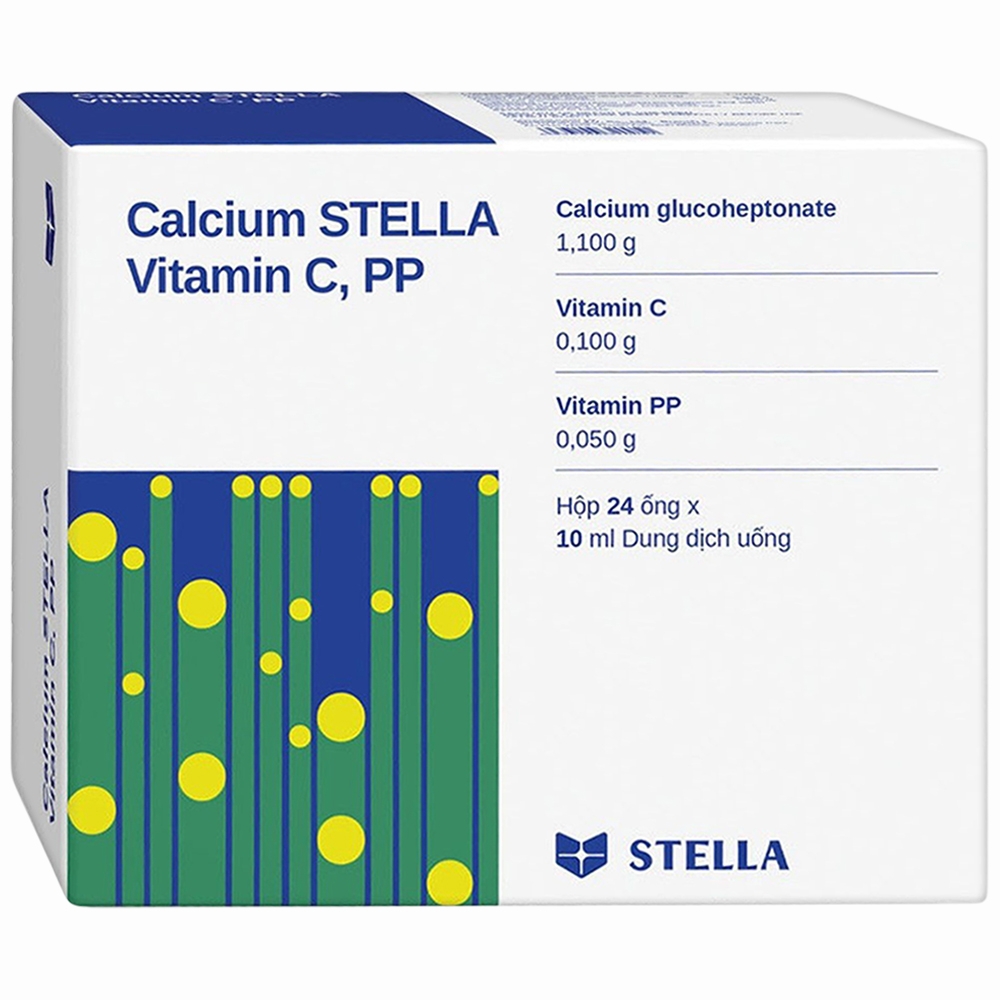 Calcium Stella Vitamin C, PP là sản phẩm của công ty nào?