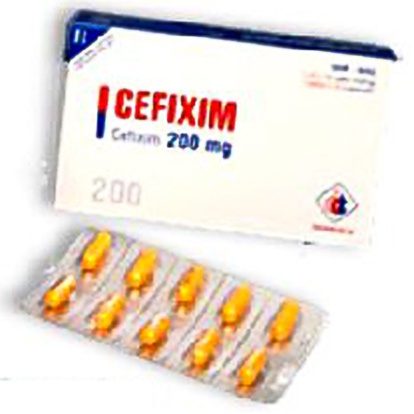 Thuốc Cefixim 200mg Domesco điều trị nhiễm khuẩn (1 vỉ x 10 viên)